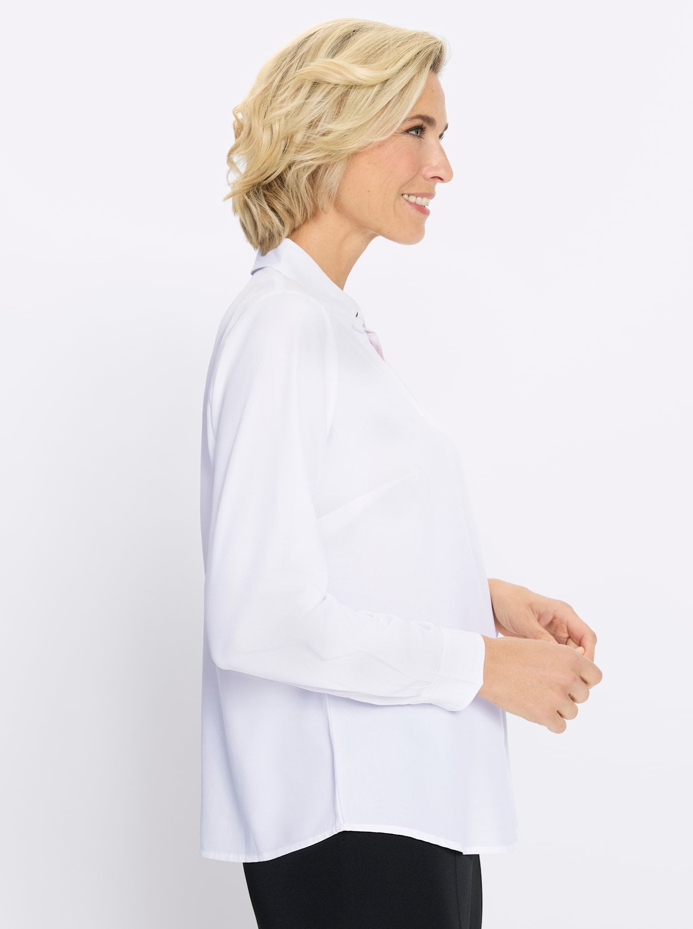 Classic Basics Langarmbluse
