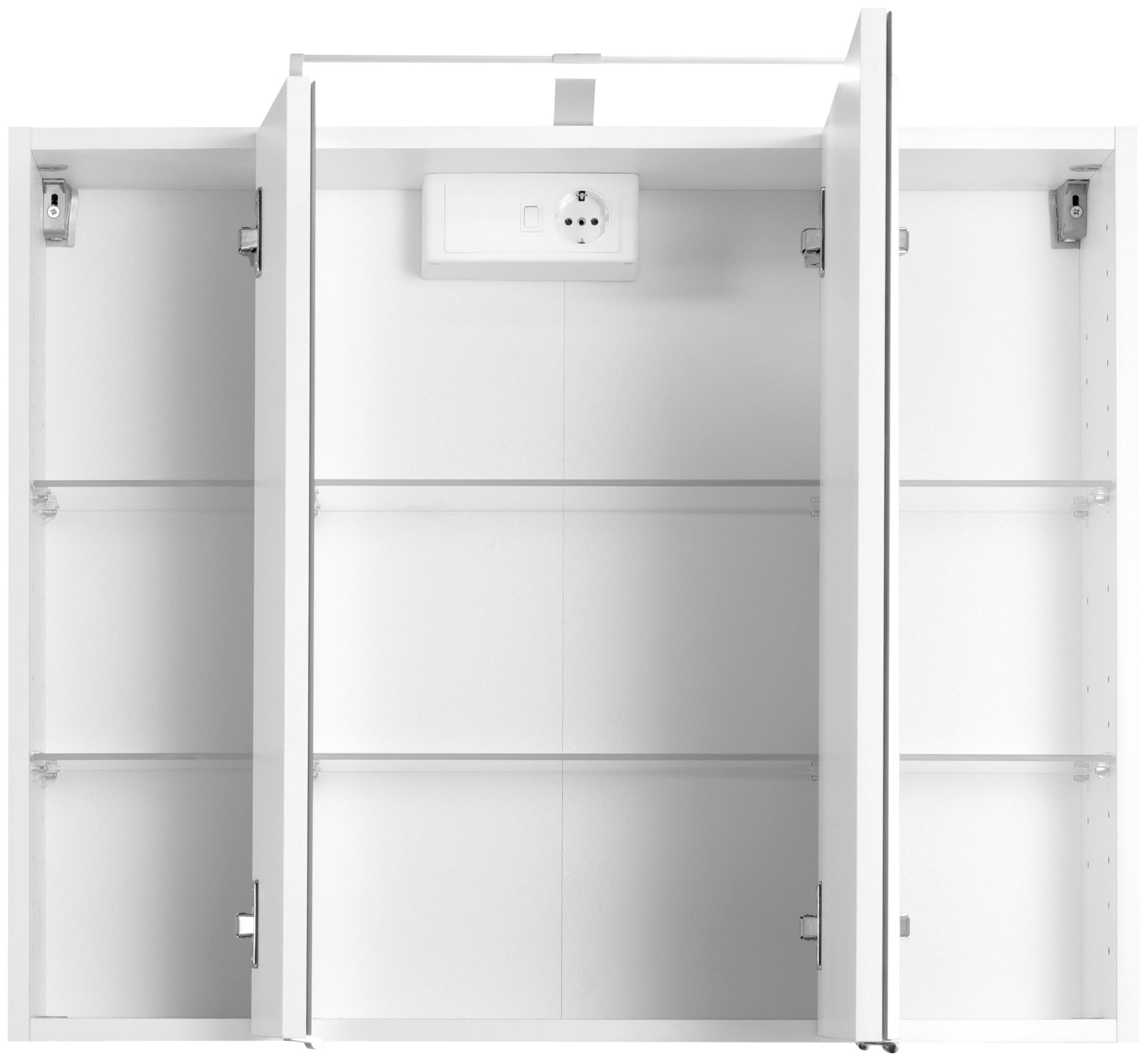 welltime Spiegelschrank »Texas« Breite 80 cm, mit LED-Aufbauleuchte