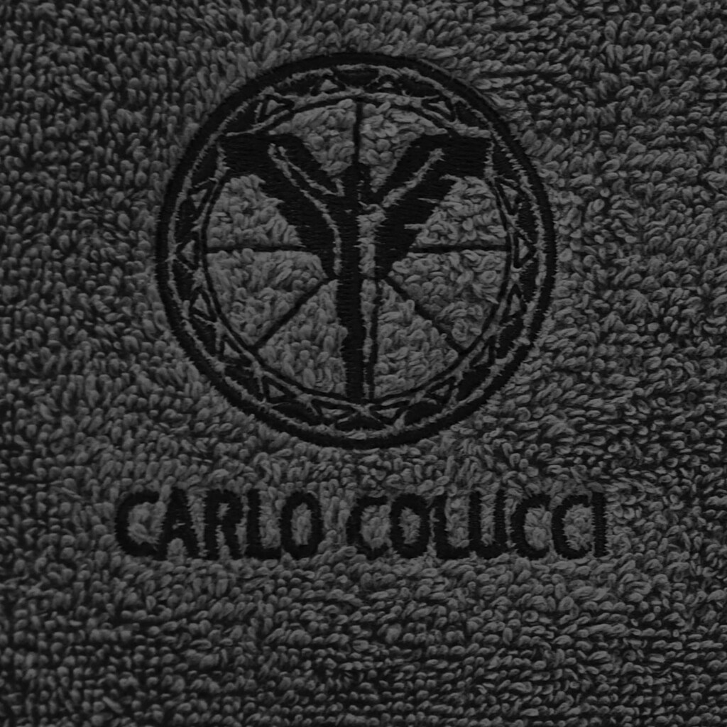 CARLO COLUCCI Handtücher »Sandro«, (4 St.), mit Logo-Stickerei