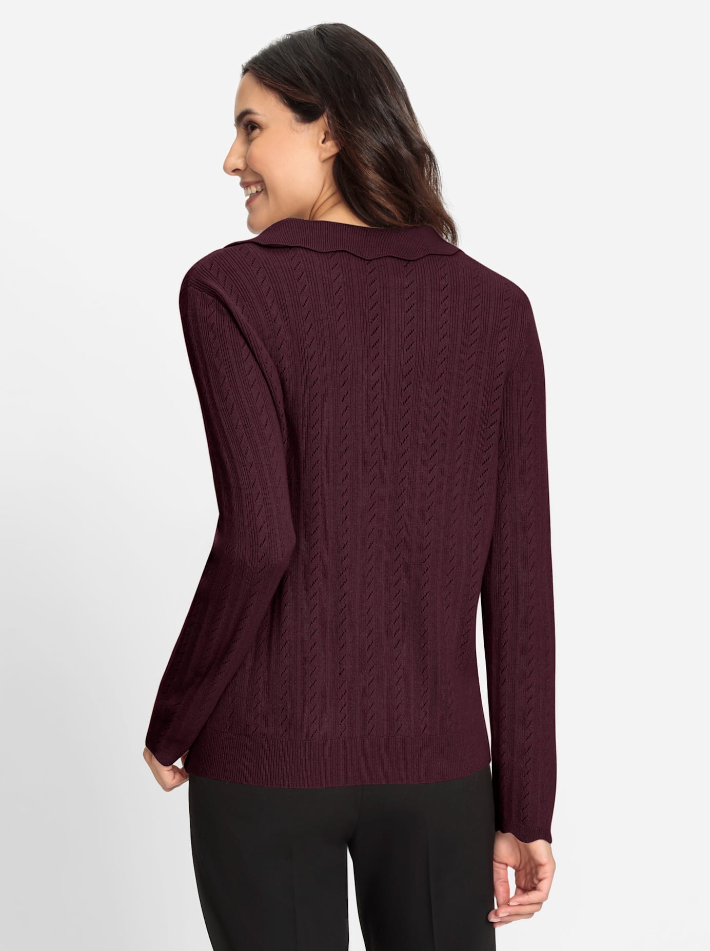 Inspirationen Polokragenpullover »Polopullover«