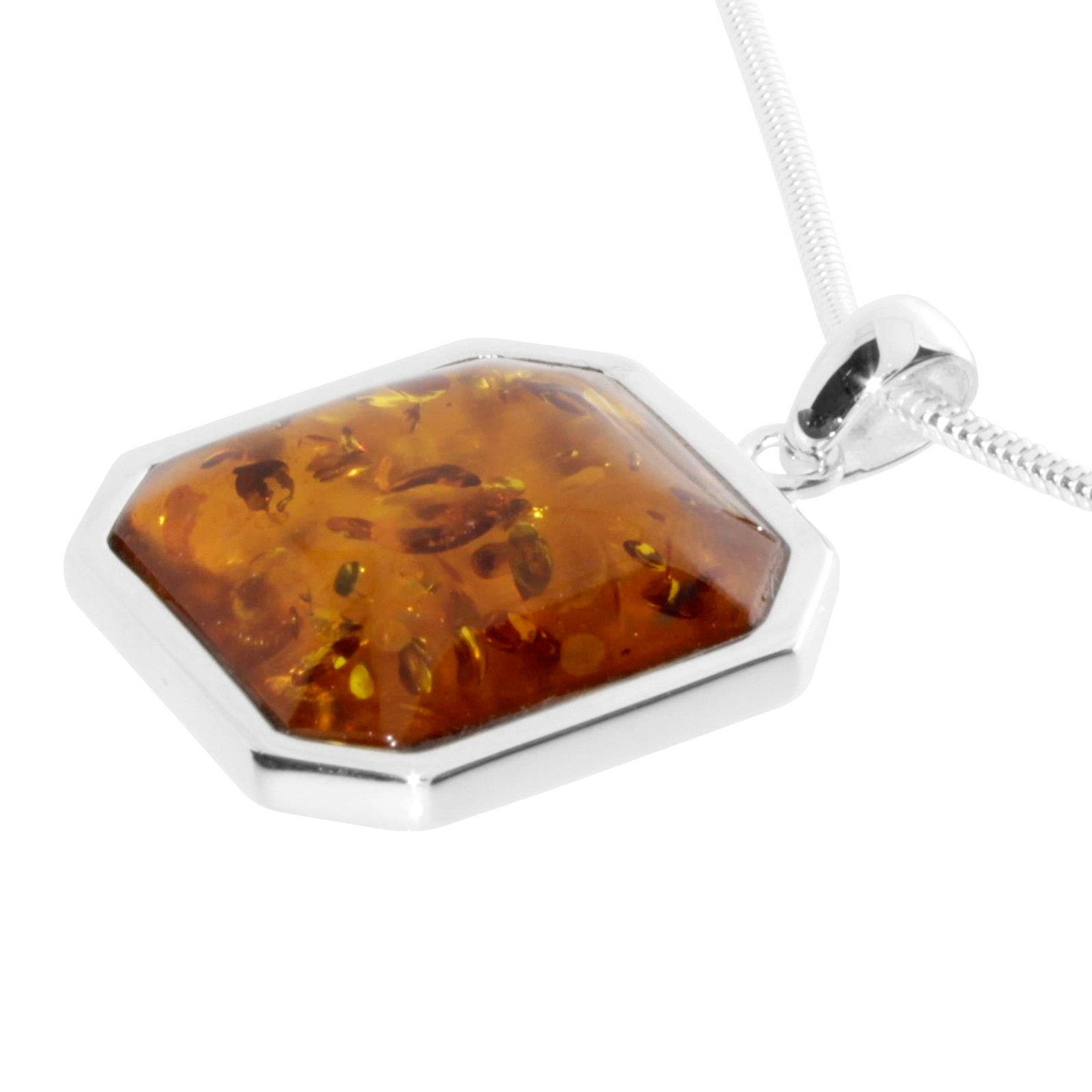 OSTSEE-SCHMUCK Kette mit Anhänger »- Xenia - Silber 925/000 - Bernstein«