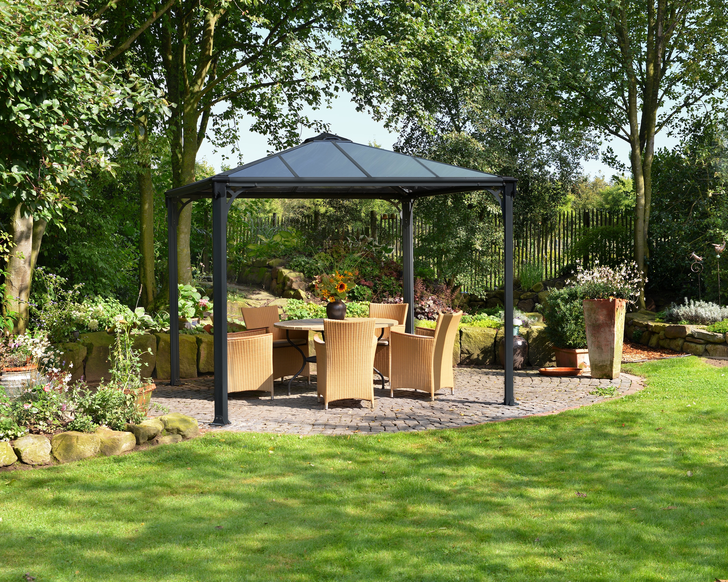 Palram - Canopia Pavillon »Palermo 3000«, BxT: 295x295 cm