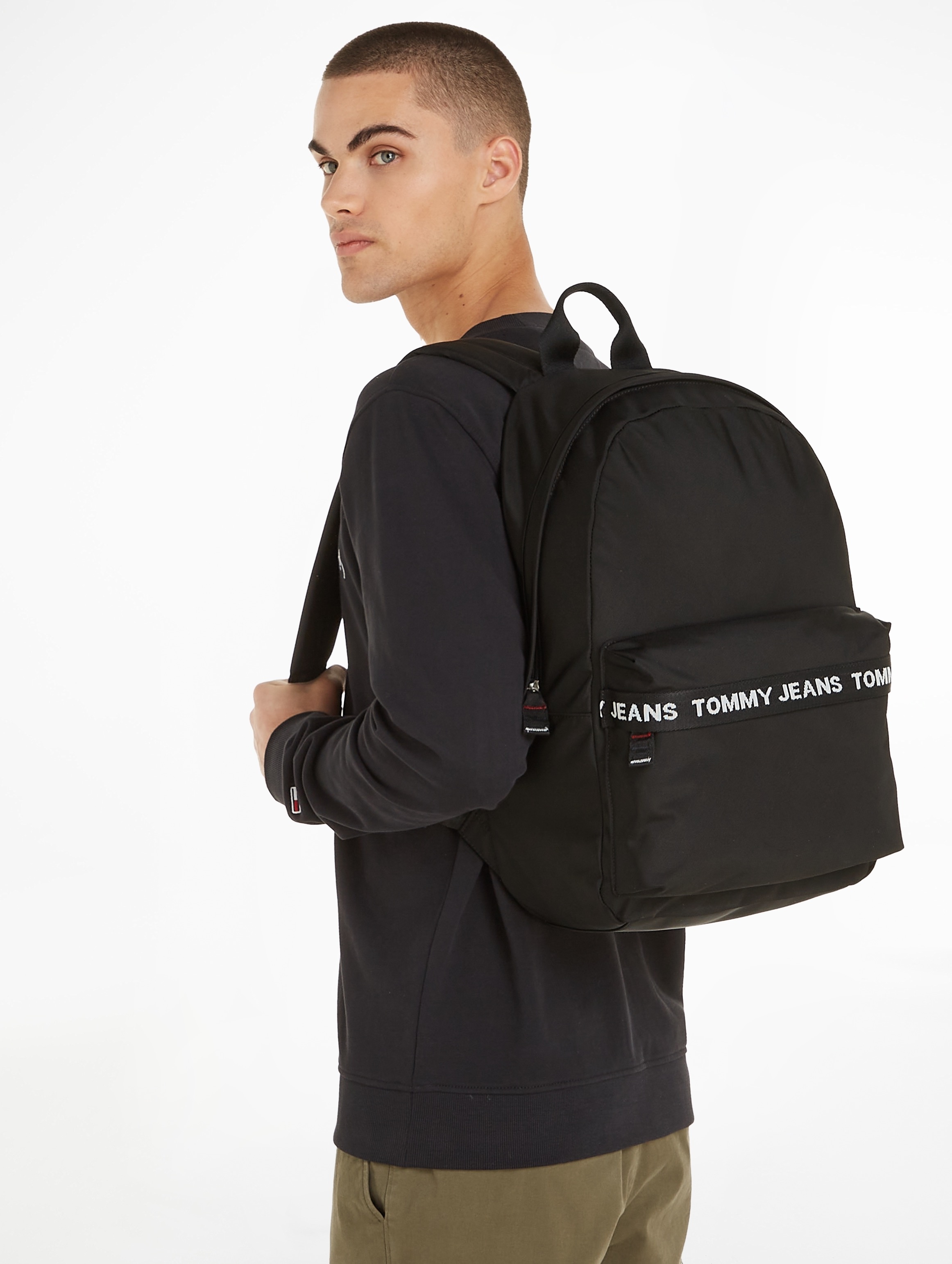 Tommy Jeans Cityrucksack »TJM ESSENTIAL DOME BACKPACK«, Freizeitrucksack Freizeit-Bag Urbanrucksack Schulrucksack