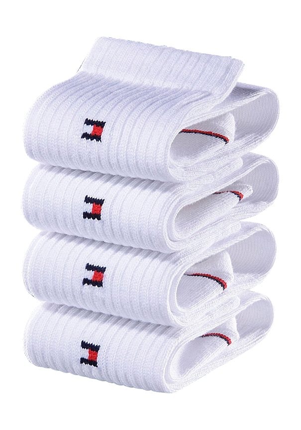 Tommy Hilfiger Socken, (4er-Pack), mit Fußfrottee