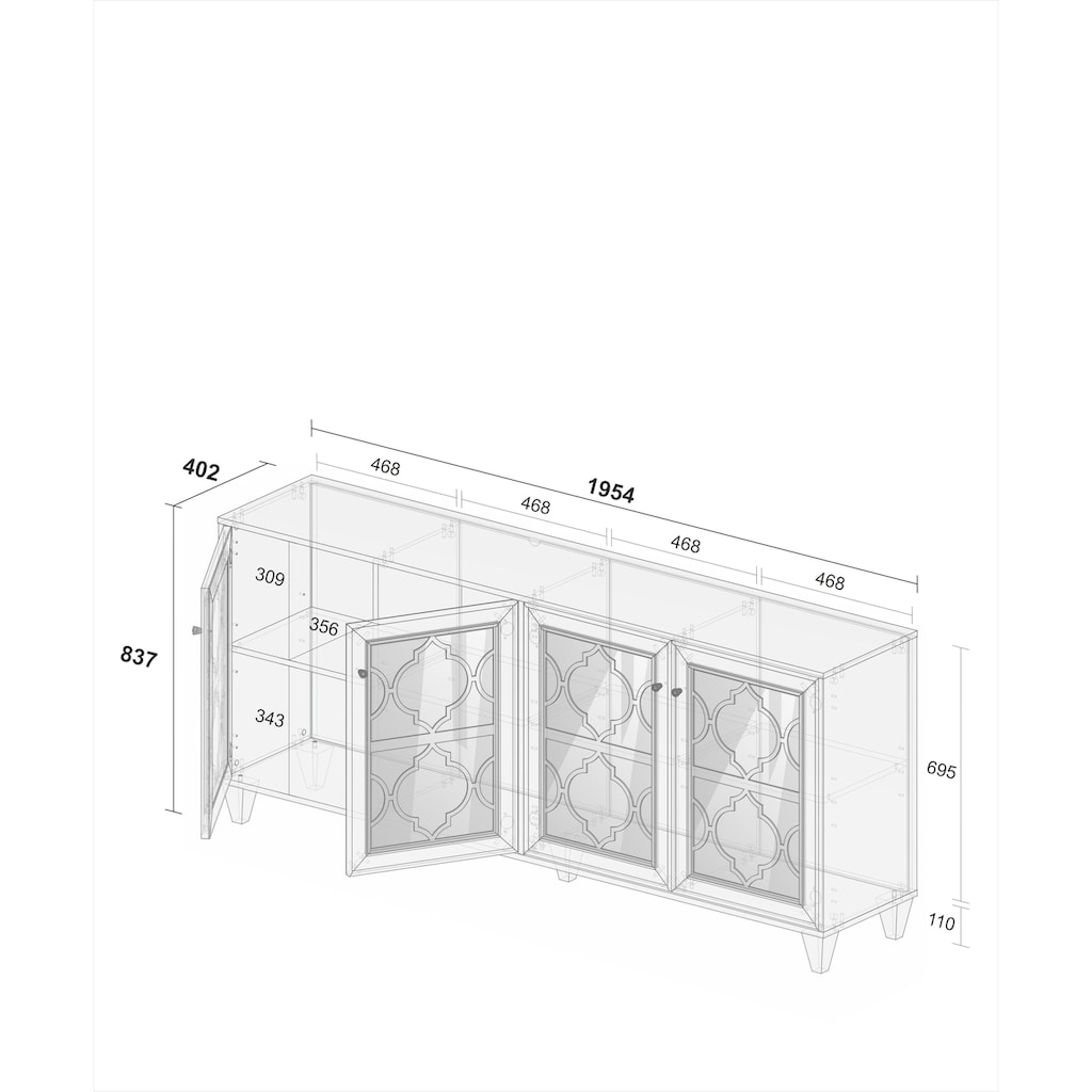 Leonique Sideboard »Jessica«