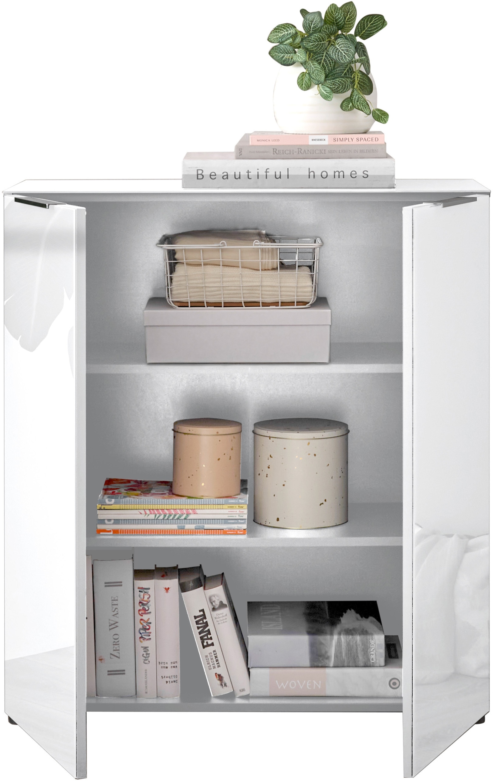 HBZ Kommode »Santorin, BxHxT 90x99x40 cm« 1 Stk. tlg. Breite 90cm, Softclose für Türen, Melaminbeschichtung