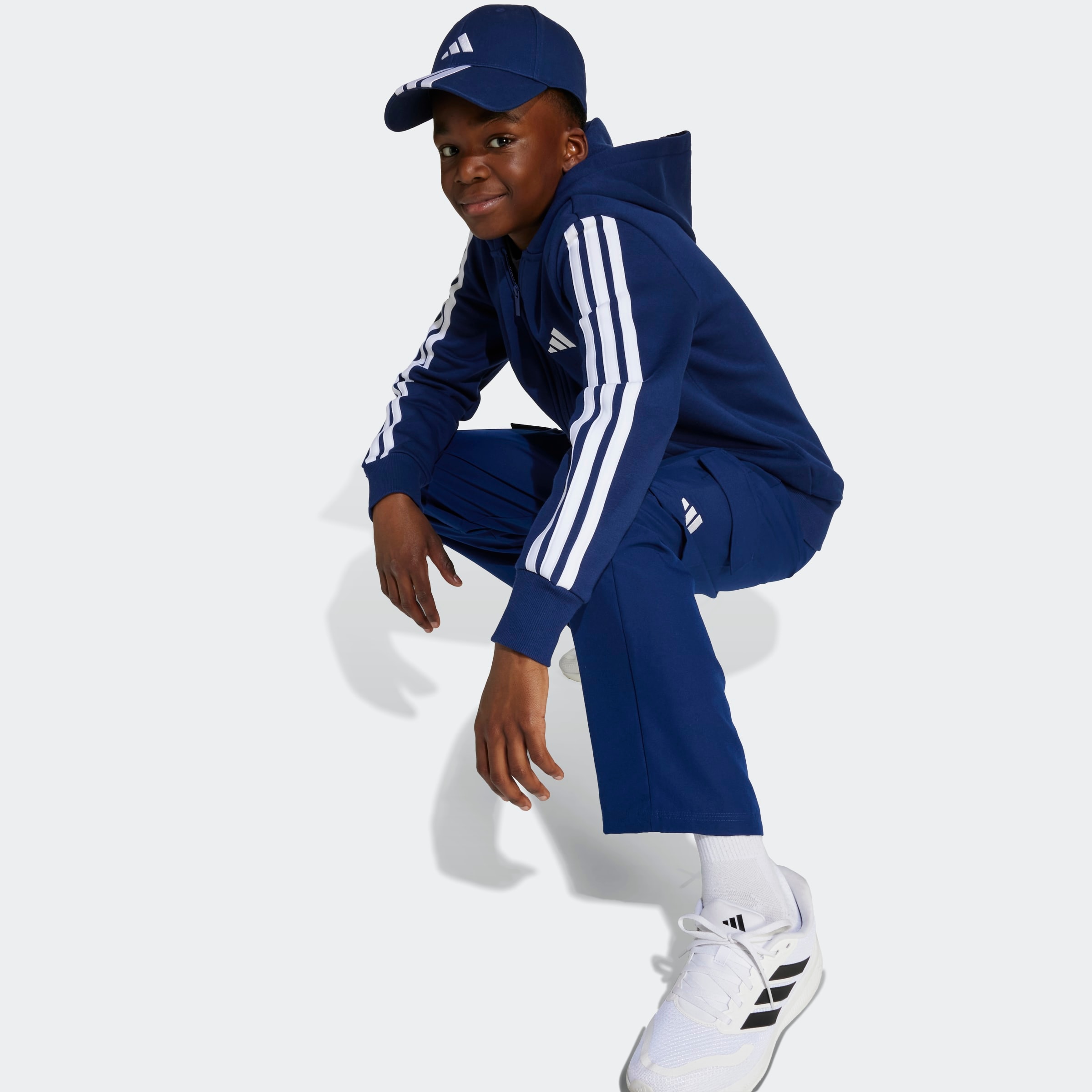 adidas Sportswear Kapuzensweatjacke »J 3S FL FZ HD«