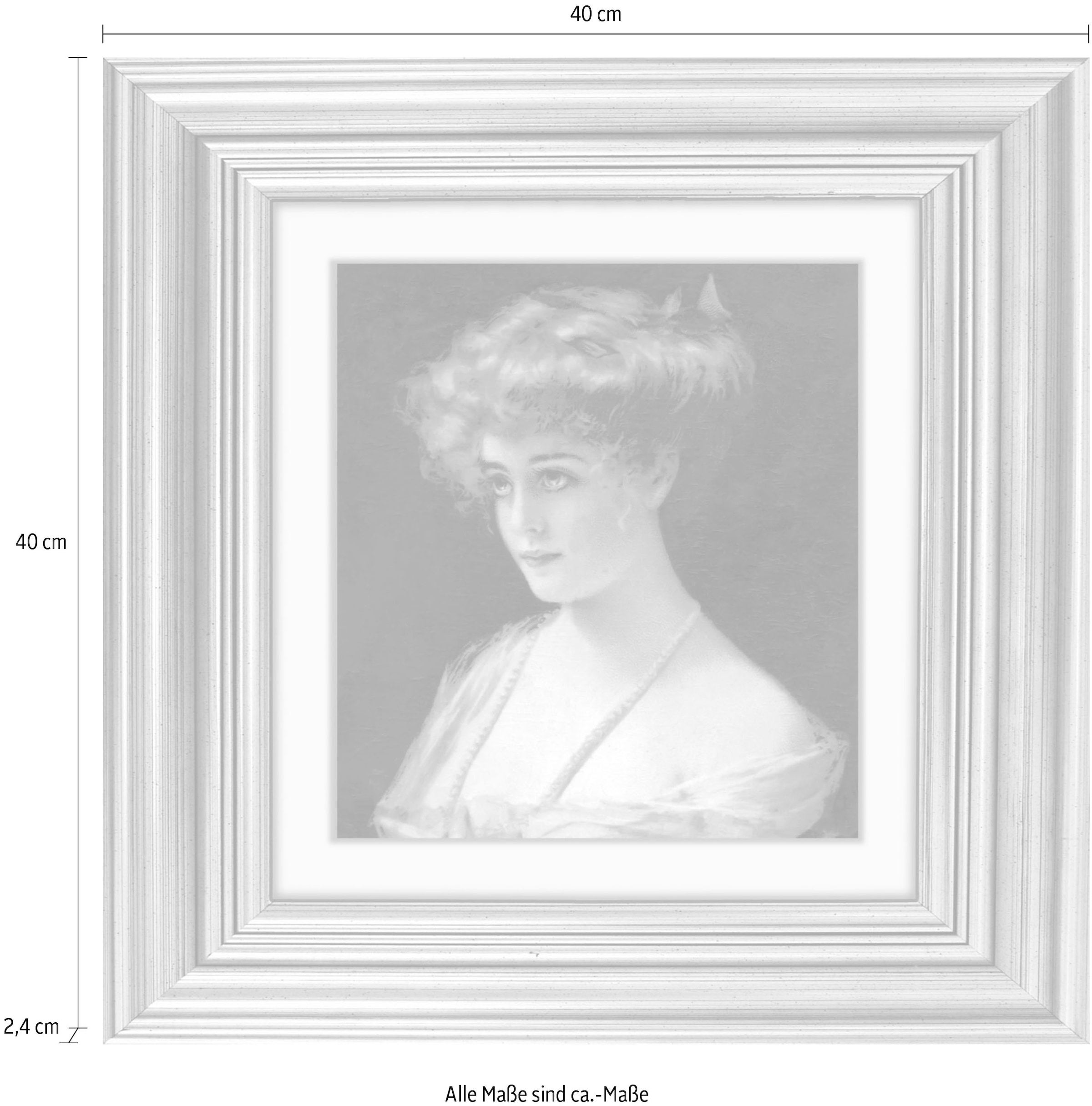 queence Acrylglasbild »Frau«, Kunst-Gemälde-Frau-Bilder von Frauen-Historische Persönlichkeiten, Fine Art-Print in Galeriequalität