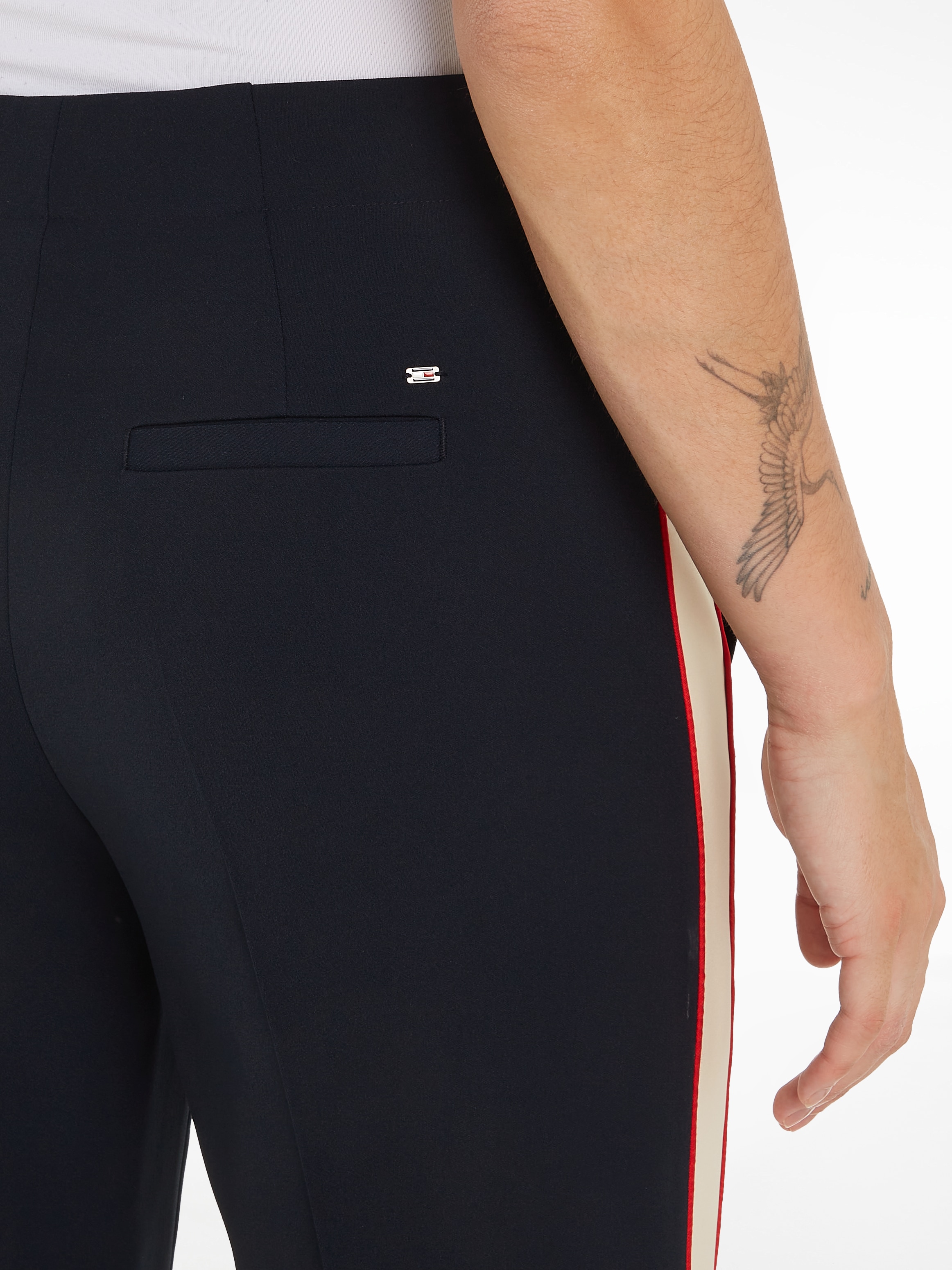 Tommy Hilfiger Webhose »COLOR BLOCK SLIM STRAIGHT PANT«, mit Seitenstreifen