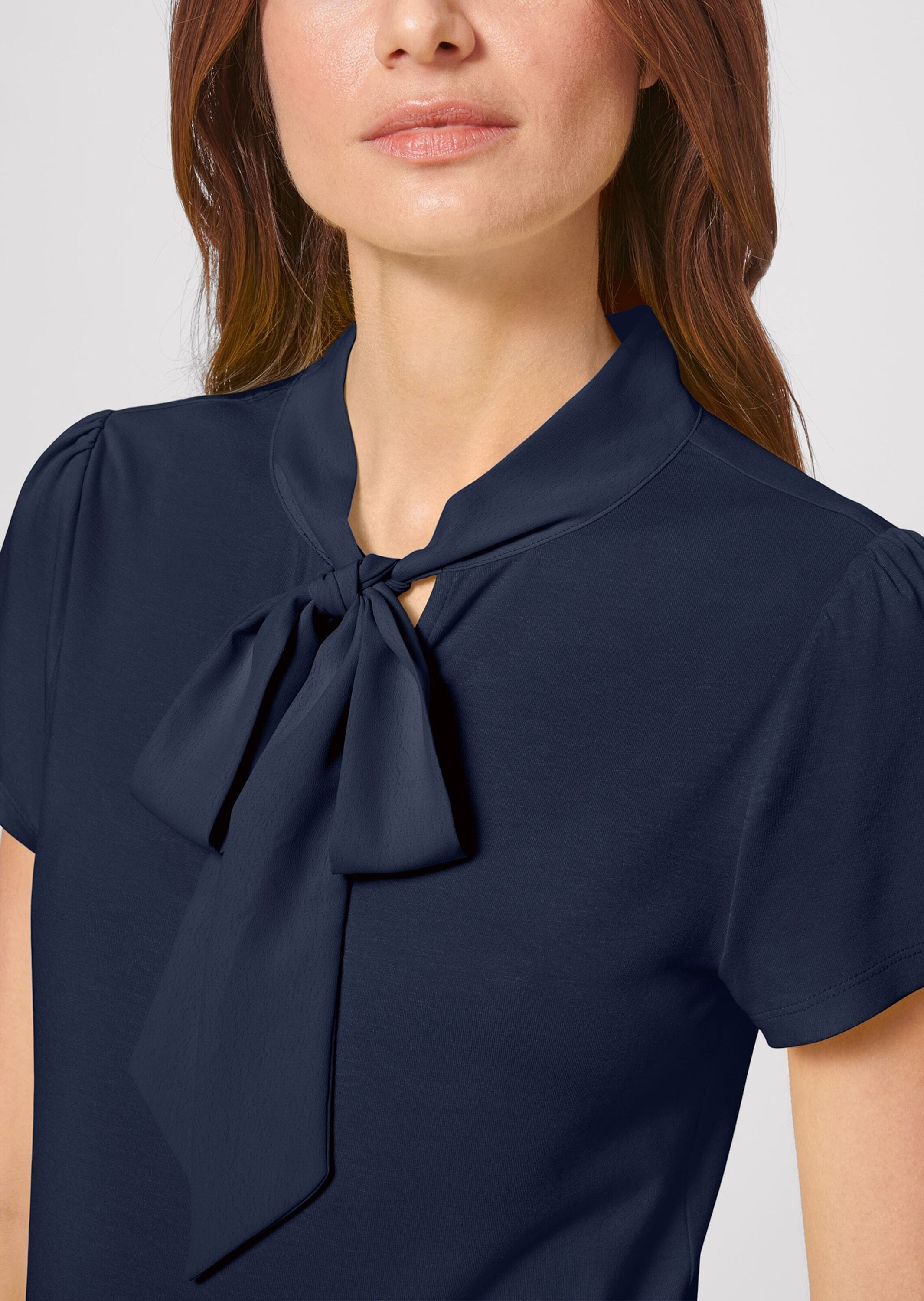 MADELEINE Kurzarmshirt »Blusenshirt Kurzarmoberteil mit Schluppe«