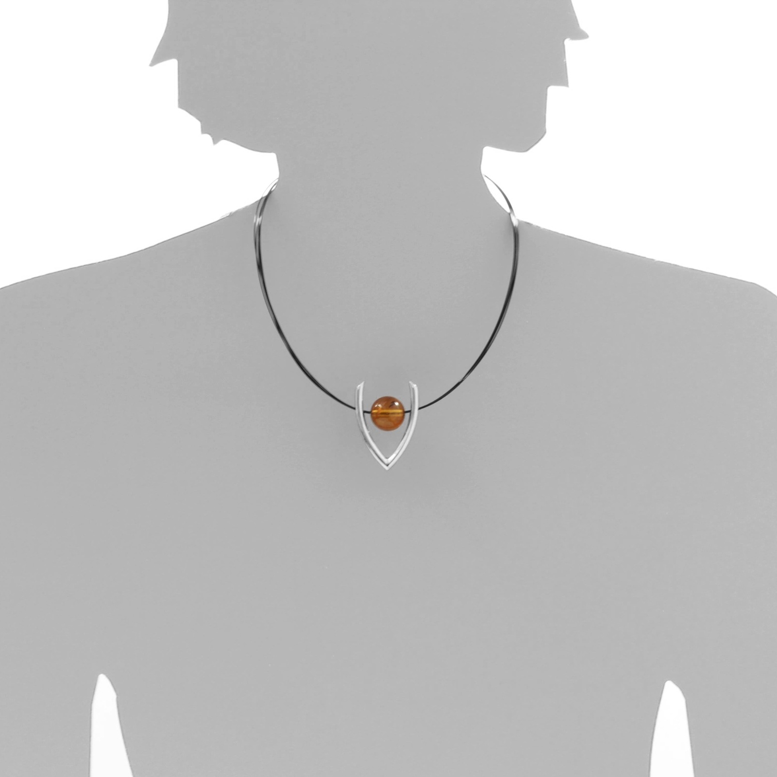OSTSEE-SCHMUCK Collier »- Bernsteinkugel 16 mm - Bernstein -,«