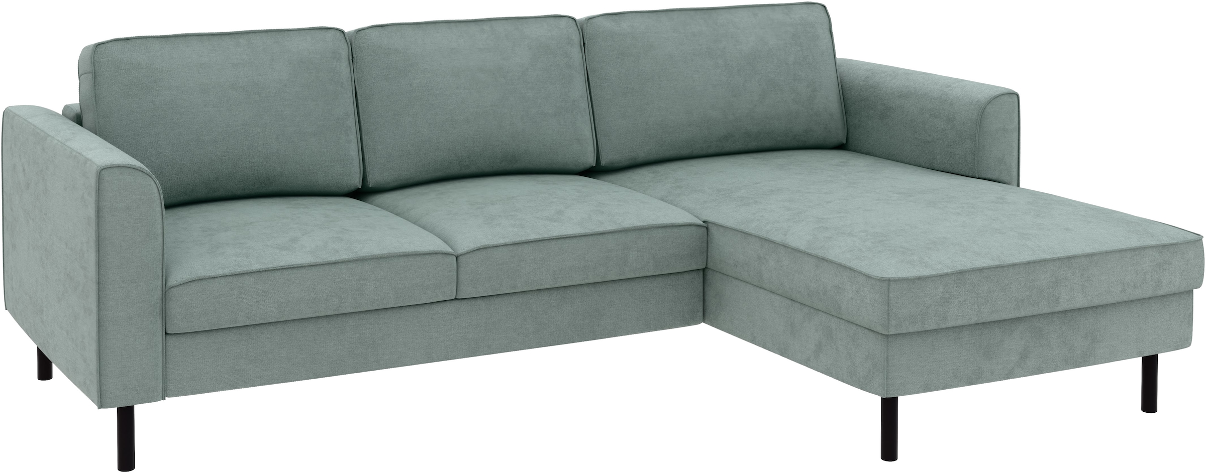 Home affaire Ecksofa »Booster Couch wahlweise mit Schlaffunktion und Bettkasten-auch in Cord« Recamiere beidseitig montierbar, Sofa in L-Form, 232 cm