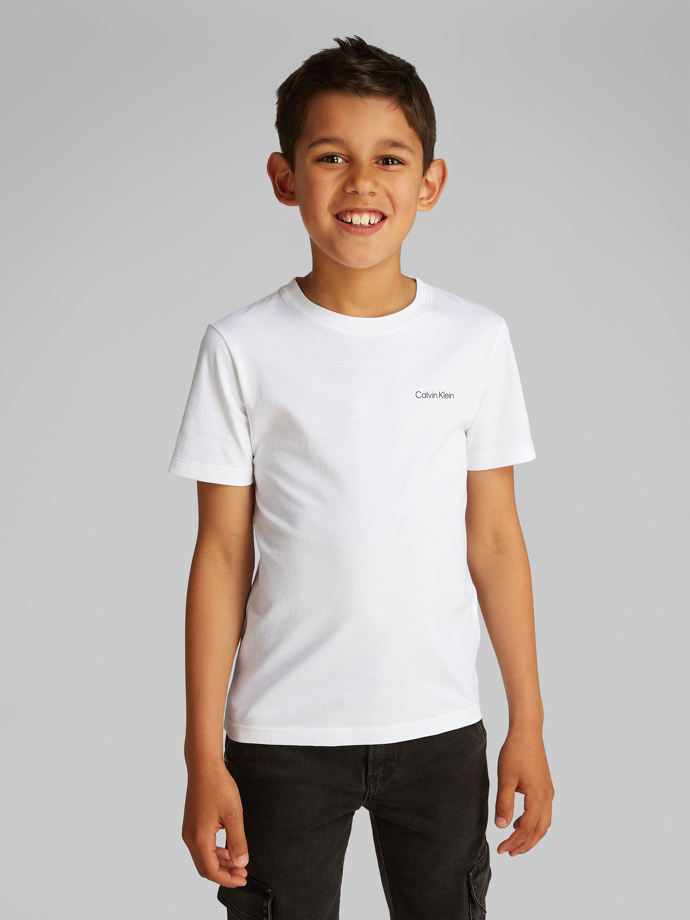 Calvin Klein Jeans T-Shirt »Chest Inst.Logo Ss T-Shirt«, für Kinder bis 16 Jahre und mit Logoschriftzug
