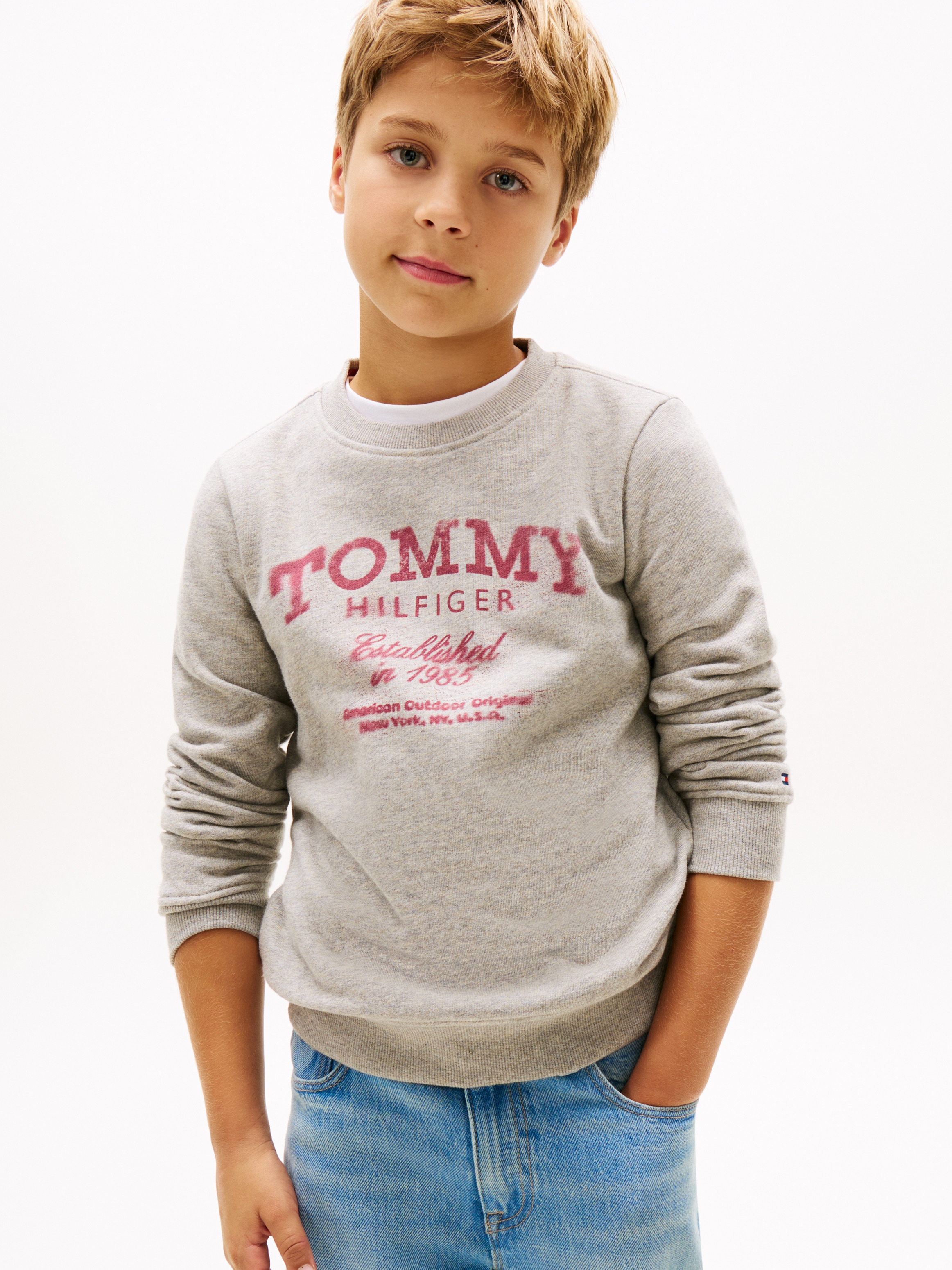 Tommy Hilfiger Sweatshirt , Regular fit, für Kinder bis 16 Jahre
