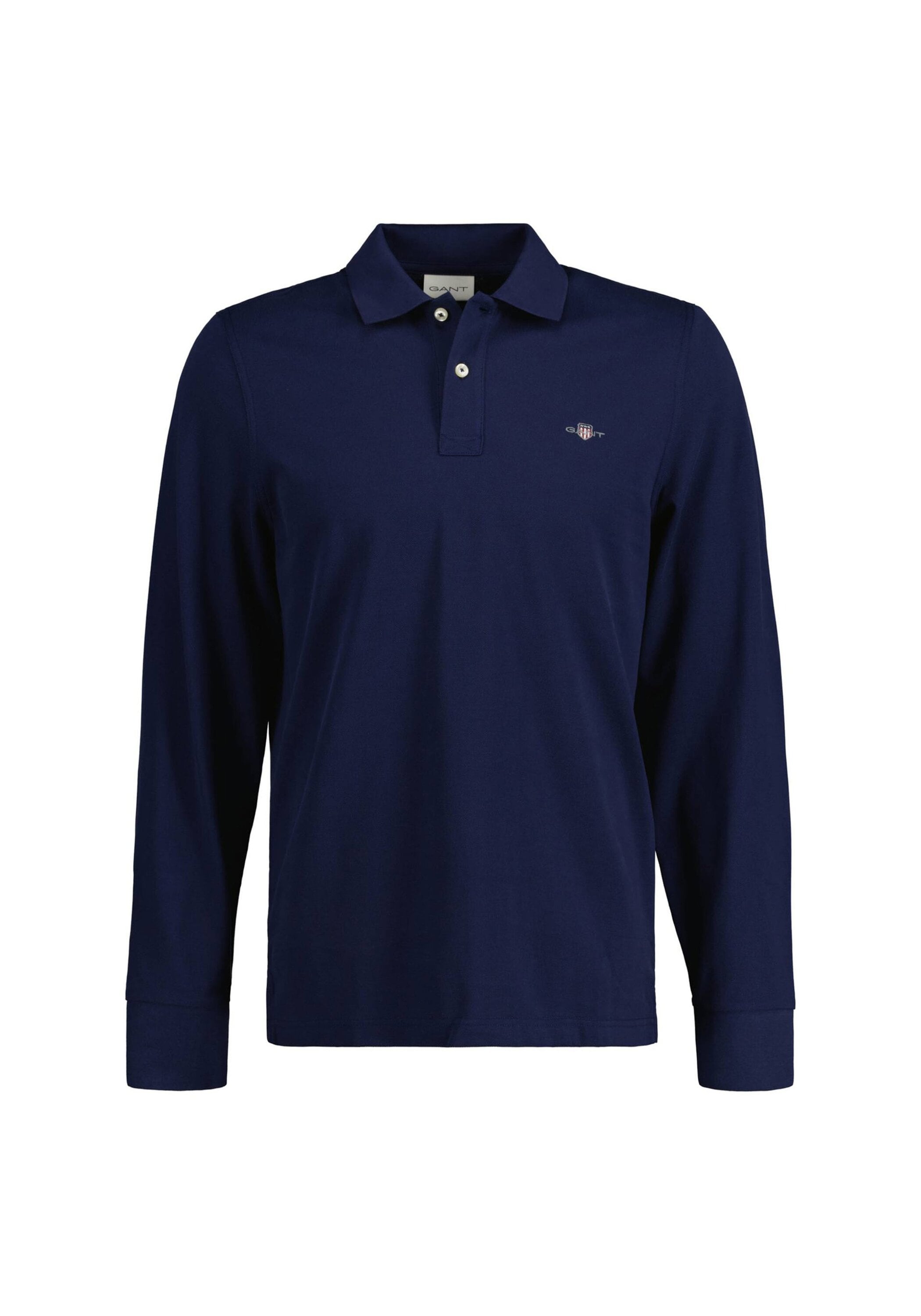 Poloshirt »Poloshirt Regular Shield Longsleeve Pique Rugger 1er Pack«