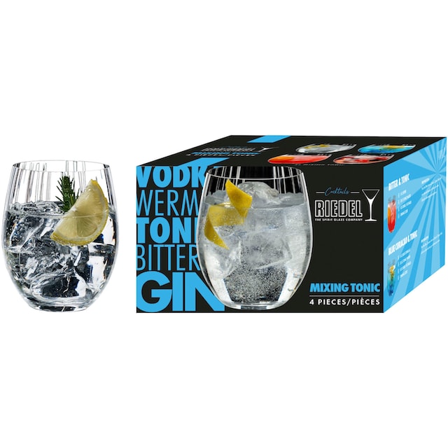 RIEDEL THE SPIRIT GLASS COMPANY Cocktailglas »Mixing Sets«, (Set, 4 tlg.,  MIXING TONIC), Made in Germany, 580 ml, 4-teilig im OTTO Online Shop