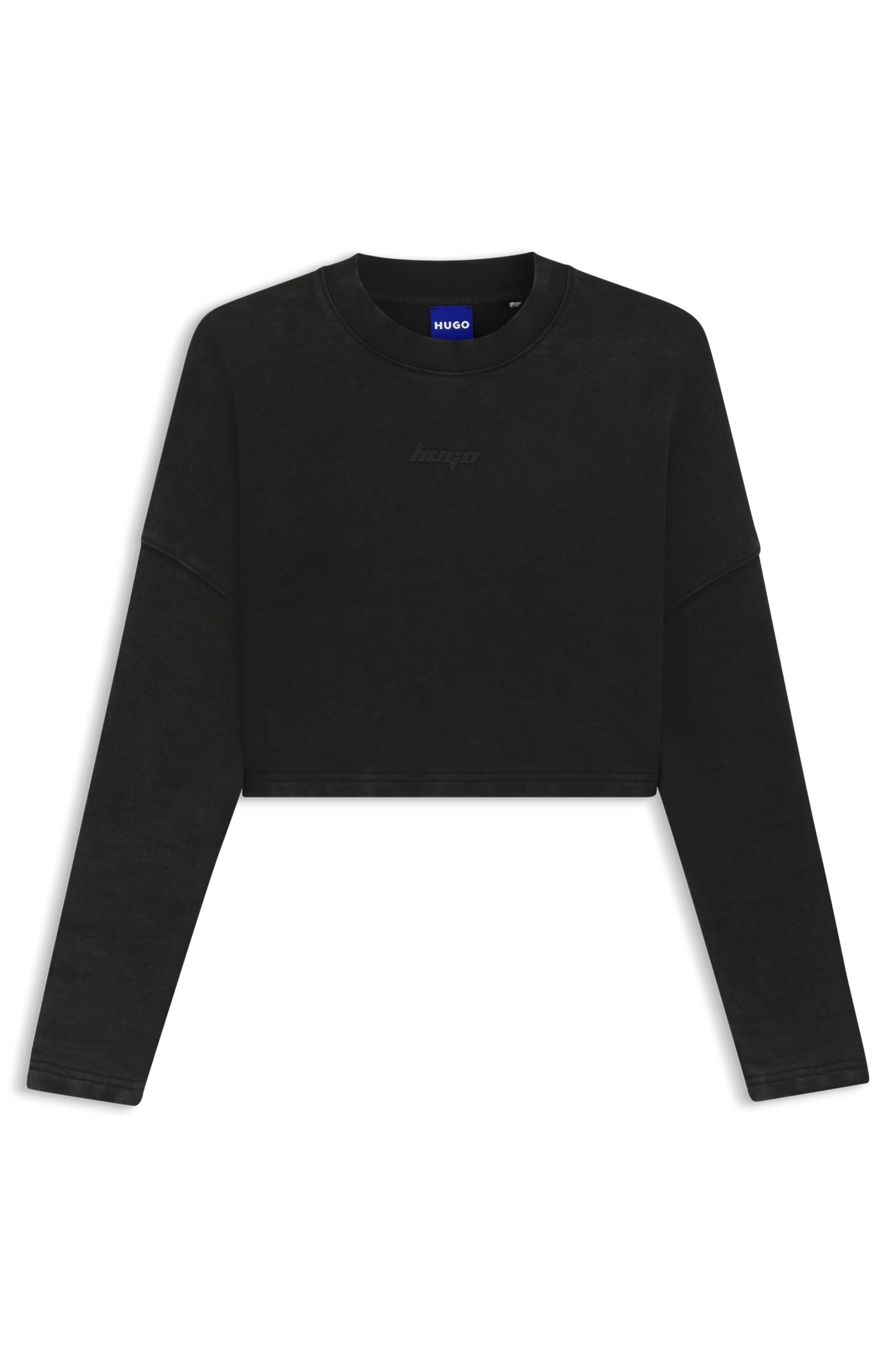 HUGO Blue Sweatshirt »Derissa«, in Cropped-Länge