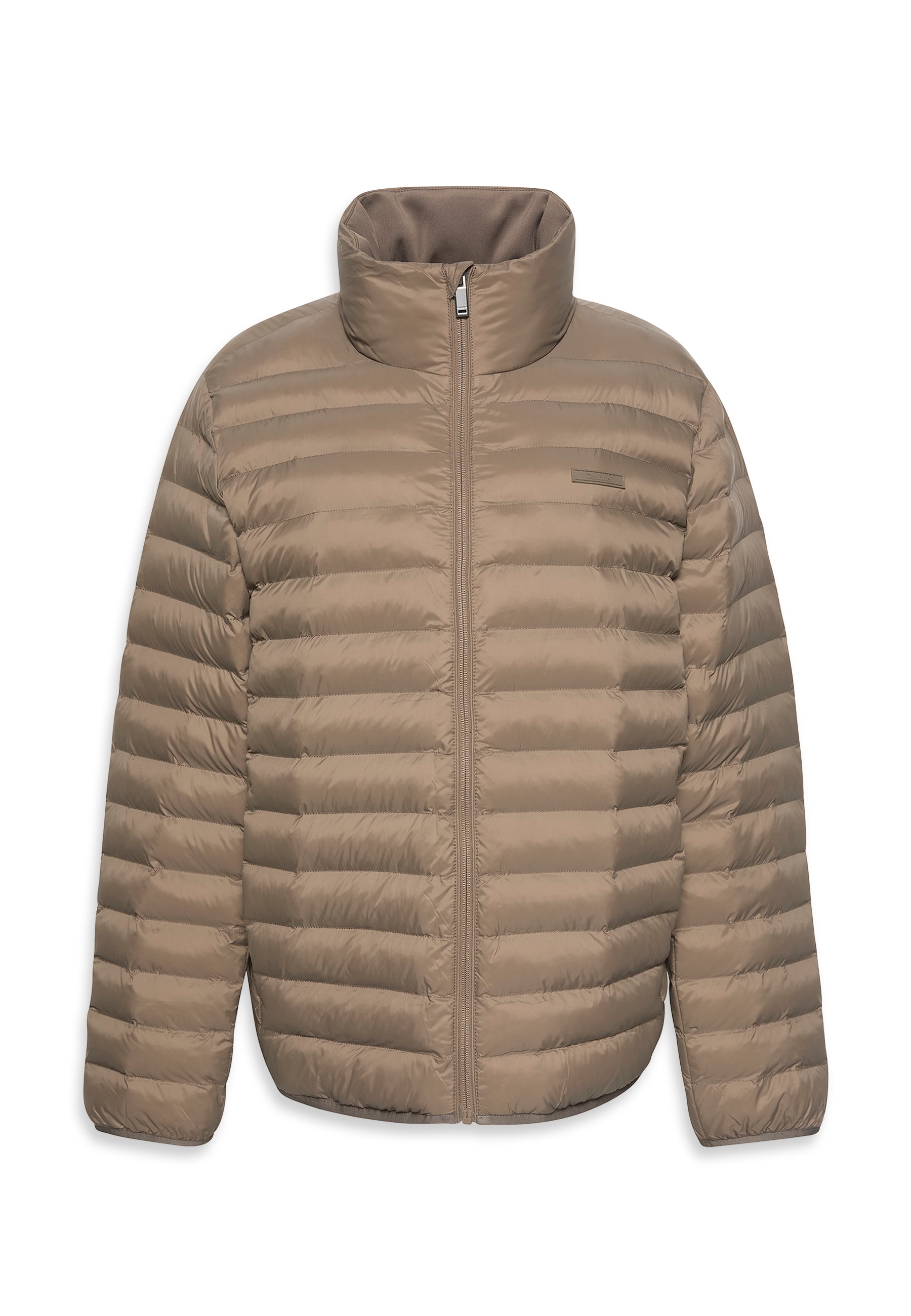 Calvin Klein Steppjacke »LS LT WT NYLN CHNNLD« ohne Kapuze Mit Rundhalsausschnitt