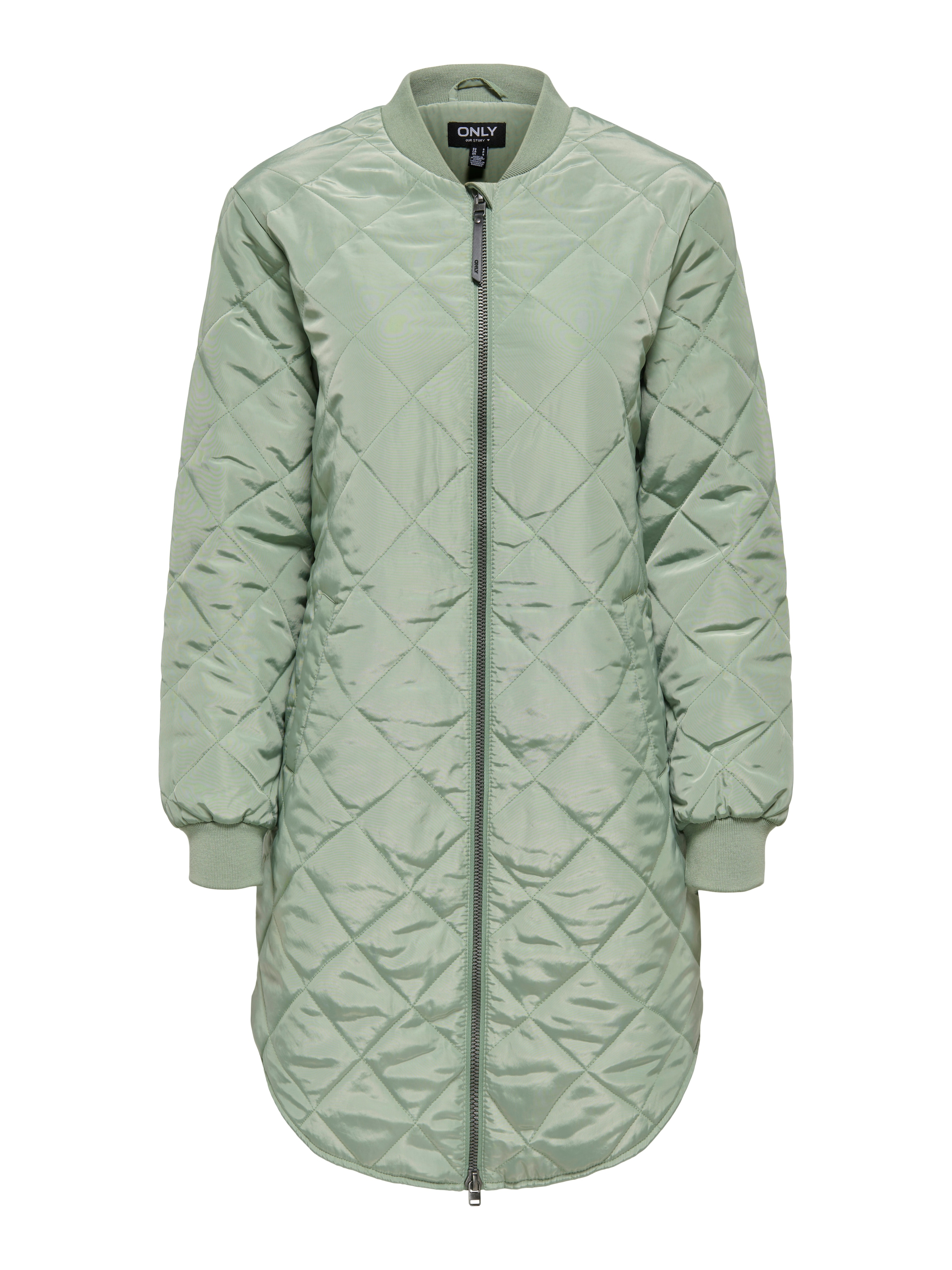 ONLY Steppmantel »ONLJESSICA QUILTED COAT ZIP CC OTW« Kunstfaser, Baseball Style