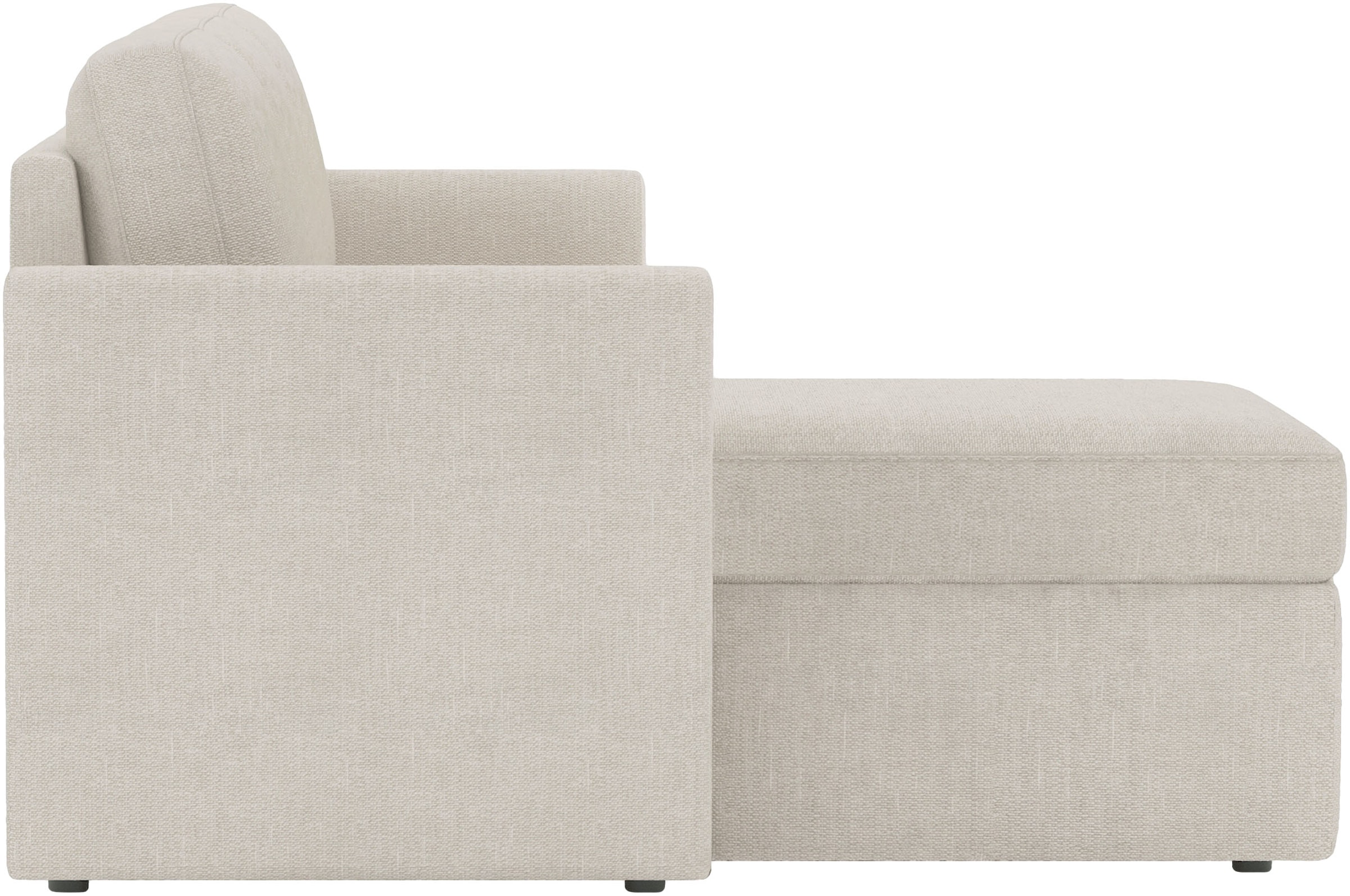 Dorel Home Ecksofa »NORDHUS, L-Form, 200 cm, Recamiere rechts/links montierbar« großer Stauraum, softer Cord und feiner Webstoff-Bezug