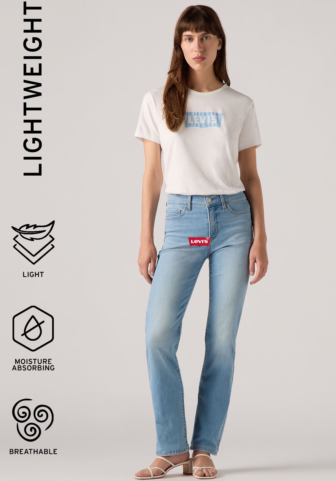 Levi's® Gerade Jeans »314 Shaping Straight«, mit Stretch