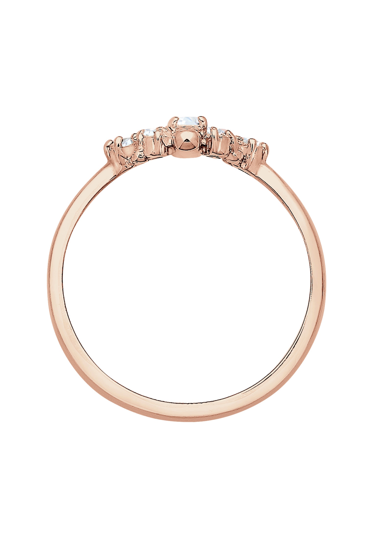 Elli Verlobungsring »Ring Verlobungsring Zirkonia Weiß 925 Sterling Silber«