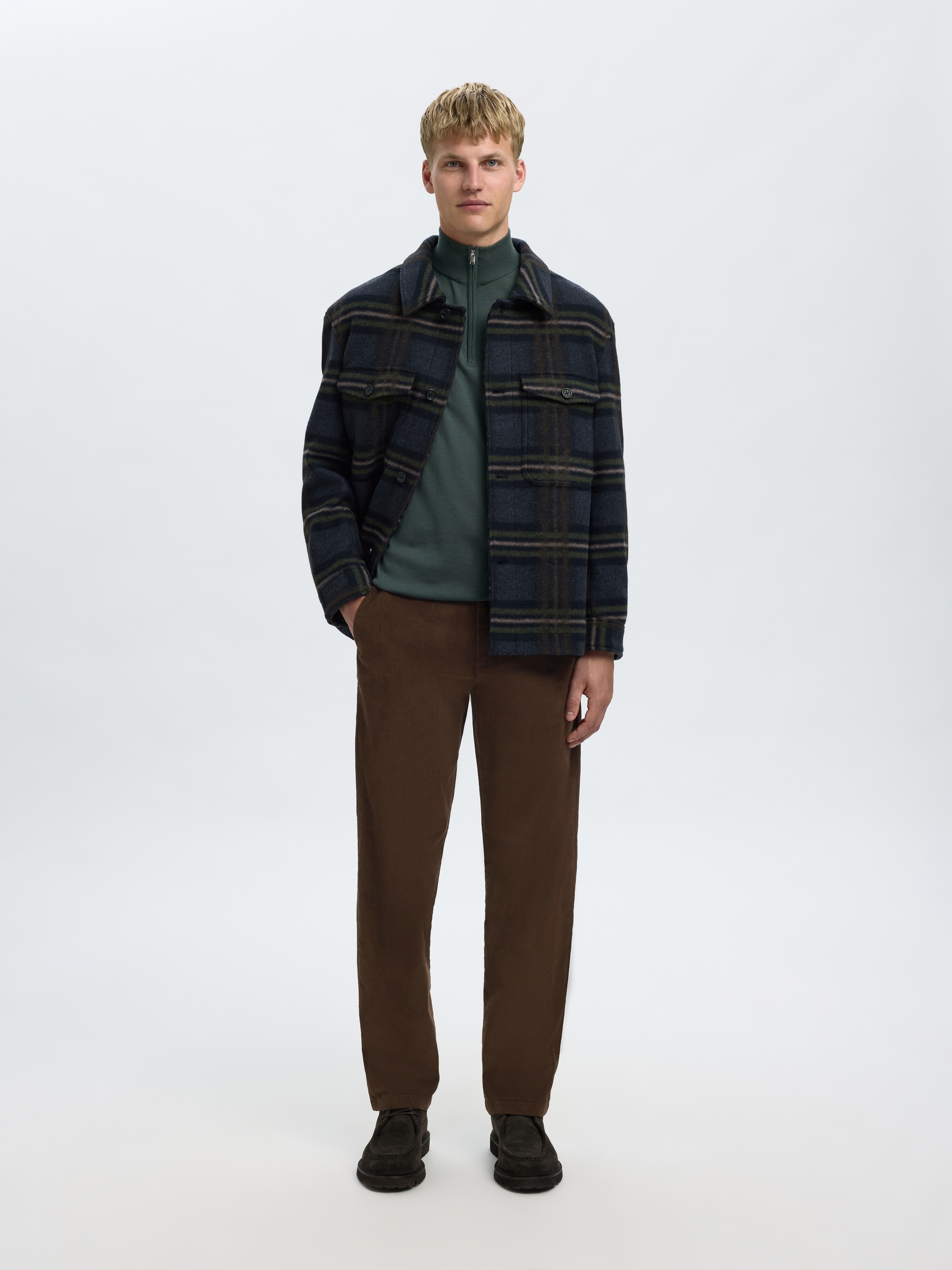 SELECTED HOMME Cordhose »SLH196-STRAIGHT MILES CORD PANT W NOOS«