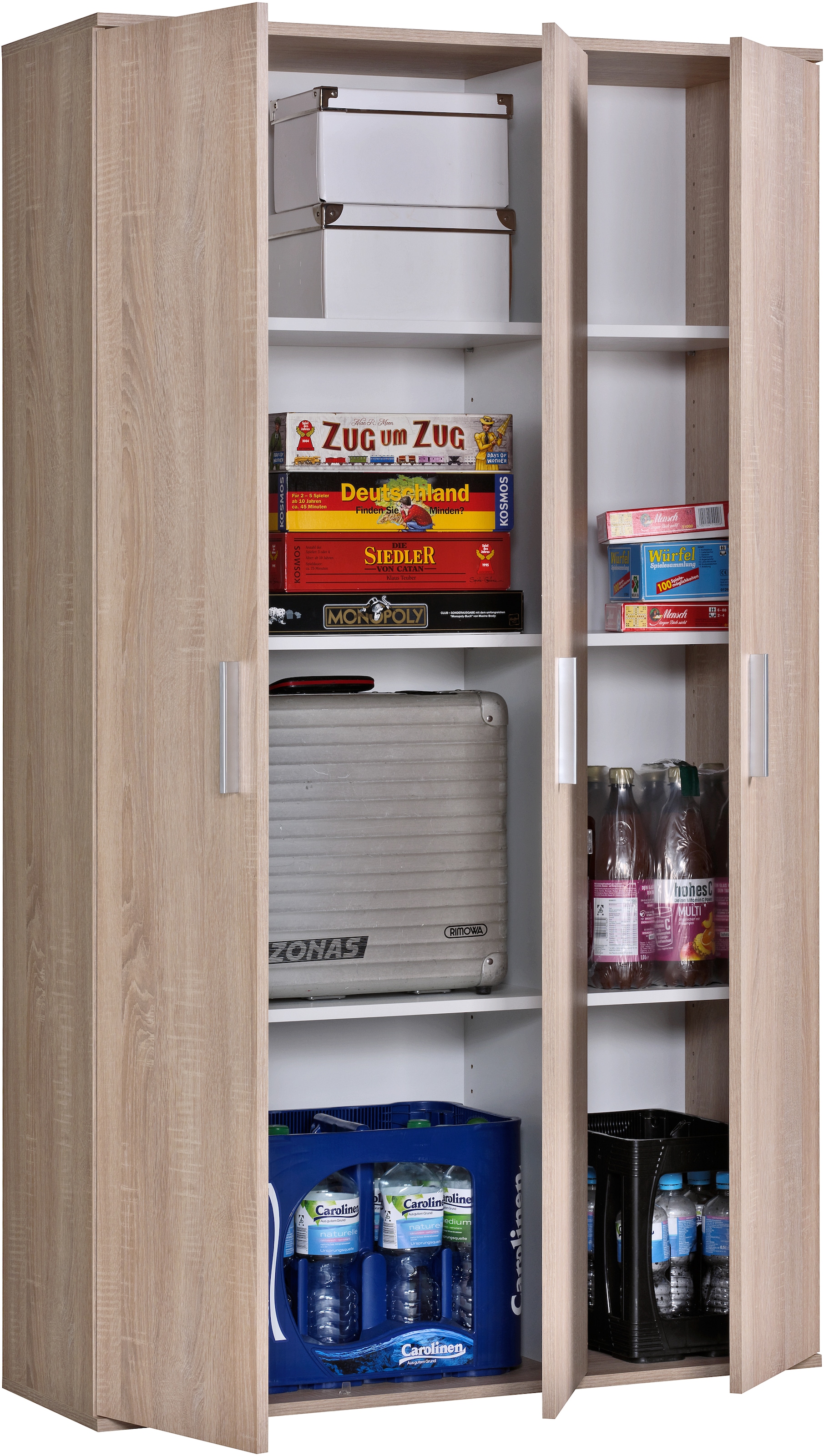 Procontour Mehrzweckschrank »Haushaltsschrank Clara BESTSELLER!«, (OTTOs Choice), Höhe 167cm, mit variabel verstellbaren Einlegeböden