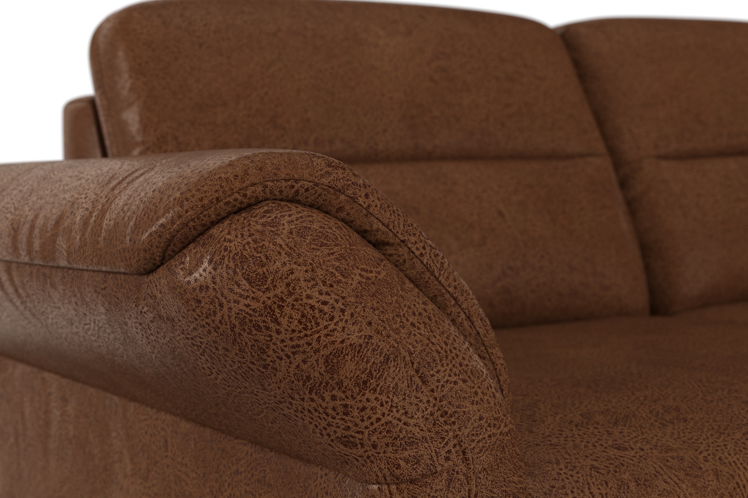 sit&more Ecksofa »Mellum L-Form«, Federkern, wahlweise mit Bettfunktion, Stauraum und Armteilfunktion