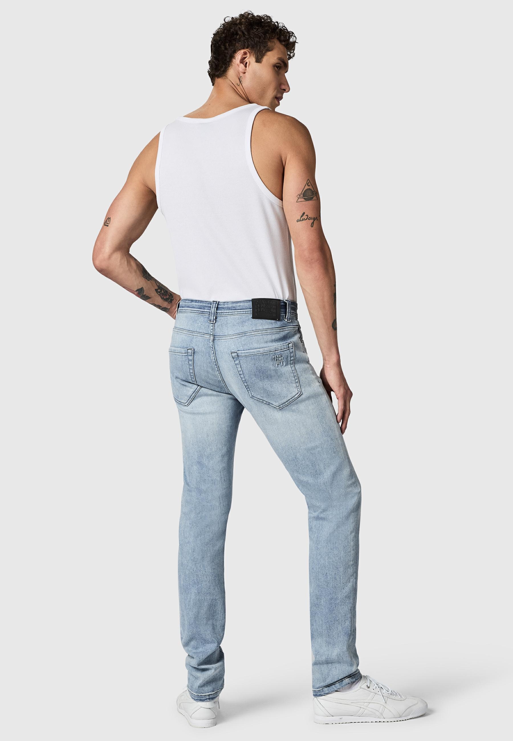 PEAK TIME Slim-fit-Jeans »Slim-fit-Jeans Mailand« Herren Jeans mit super hohem Stretch-Anteil