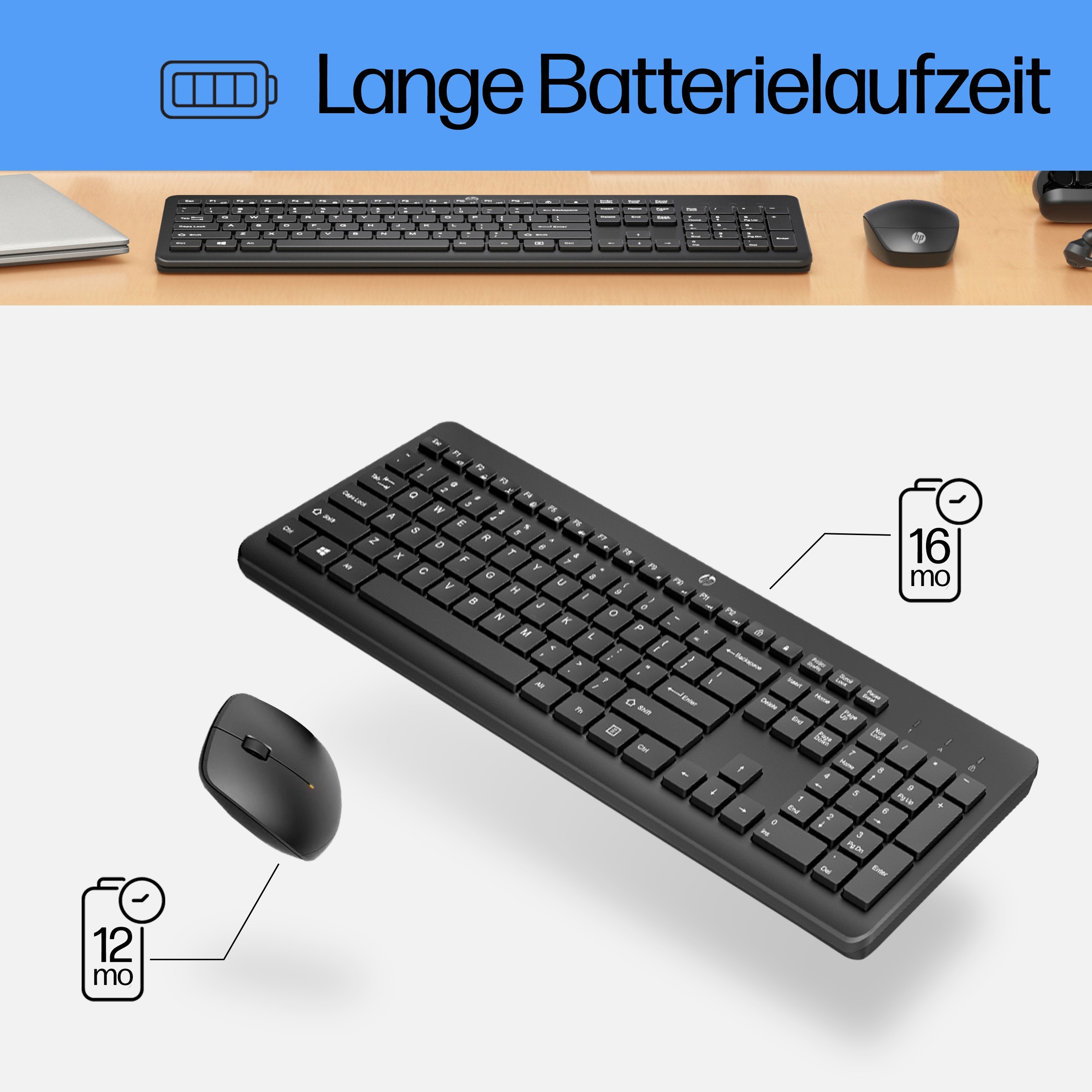 HP Tastatur- und Maus-Set »230«