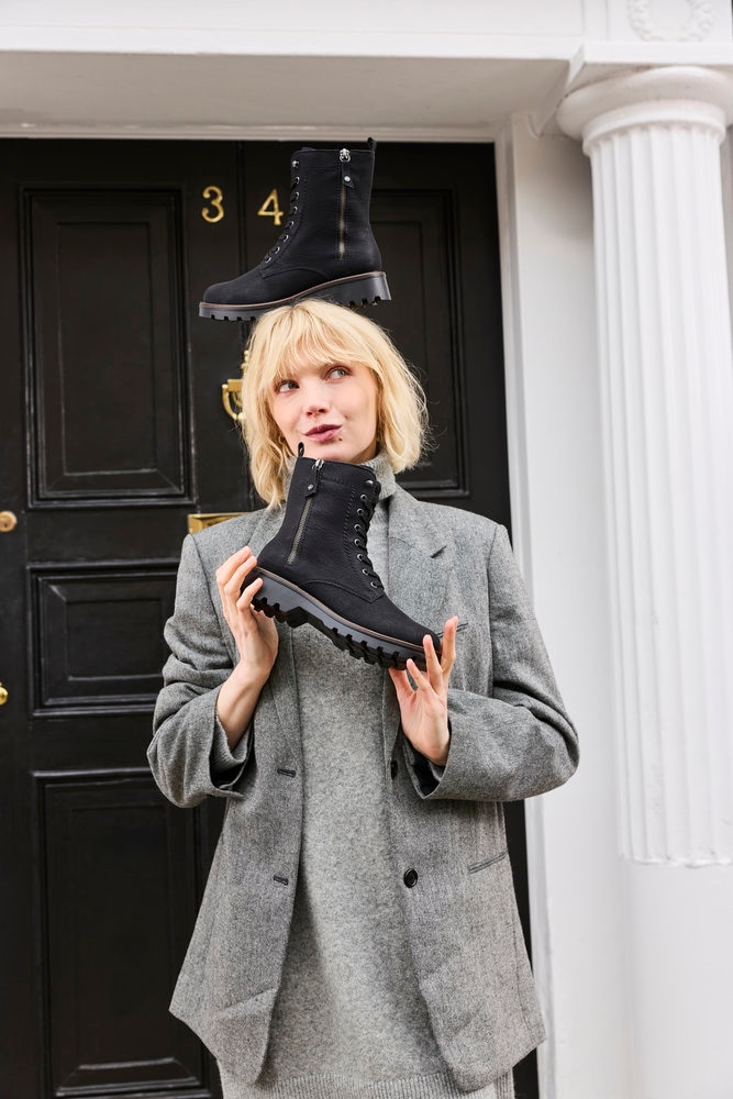 Rieker Winterboots  Schnürboots, Schnürstiefelette, Winterstiefelette mit Warmfutter