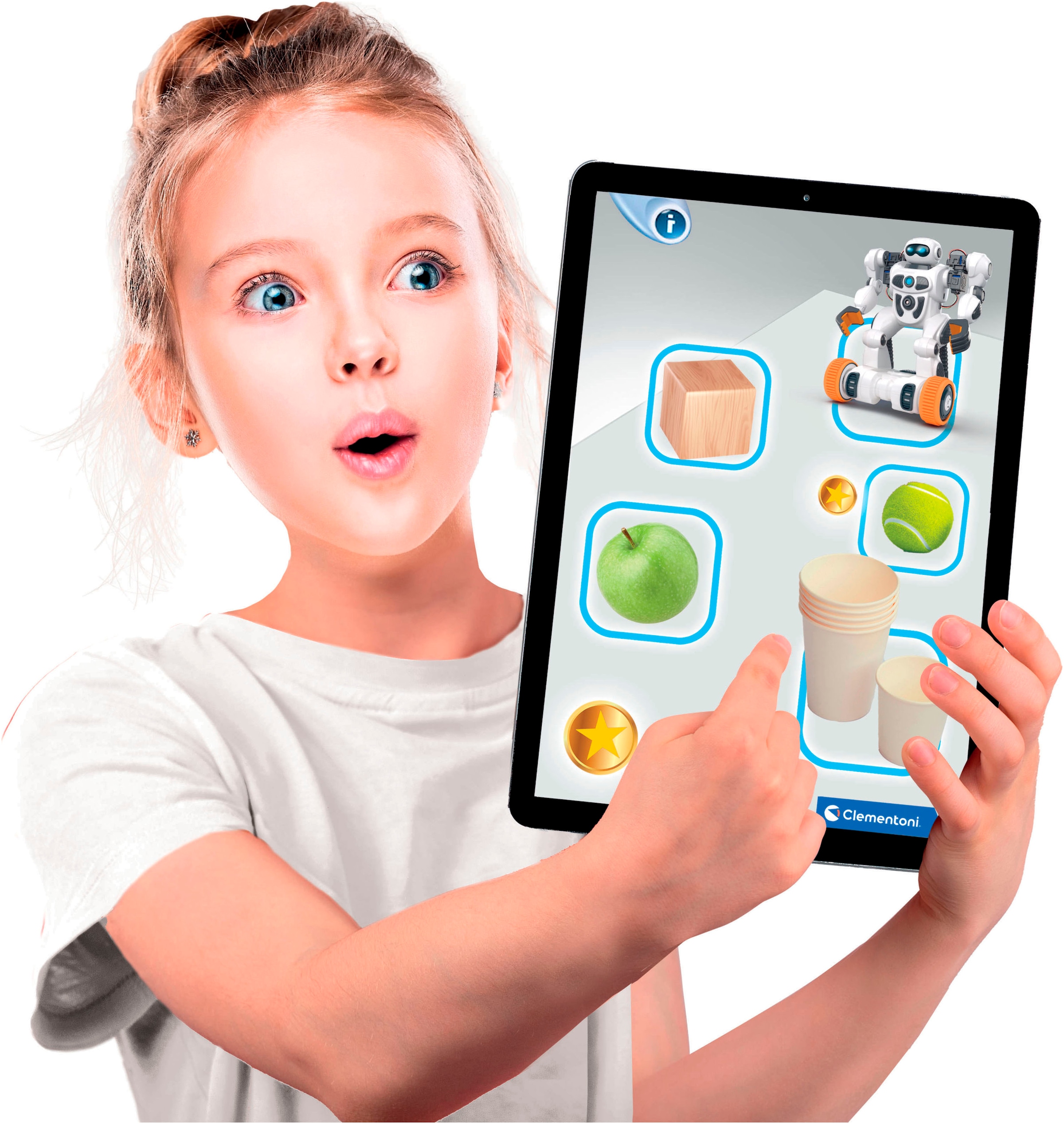 Clementoni® Roboter »Galileo Robotics, AIRO PRO - Artificial Intelligence Roboter« mit künstlicher Intelligenz