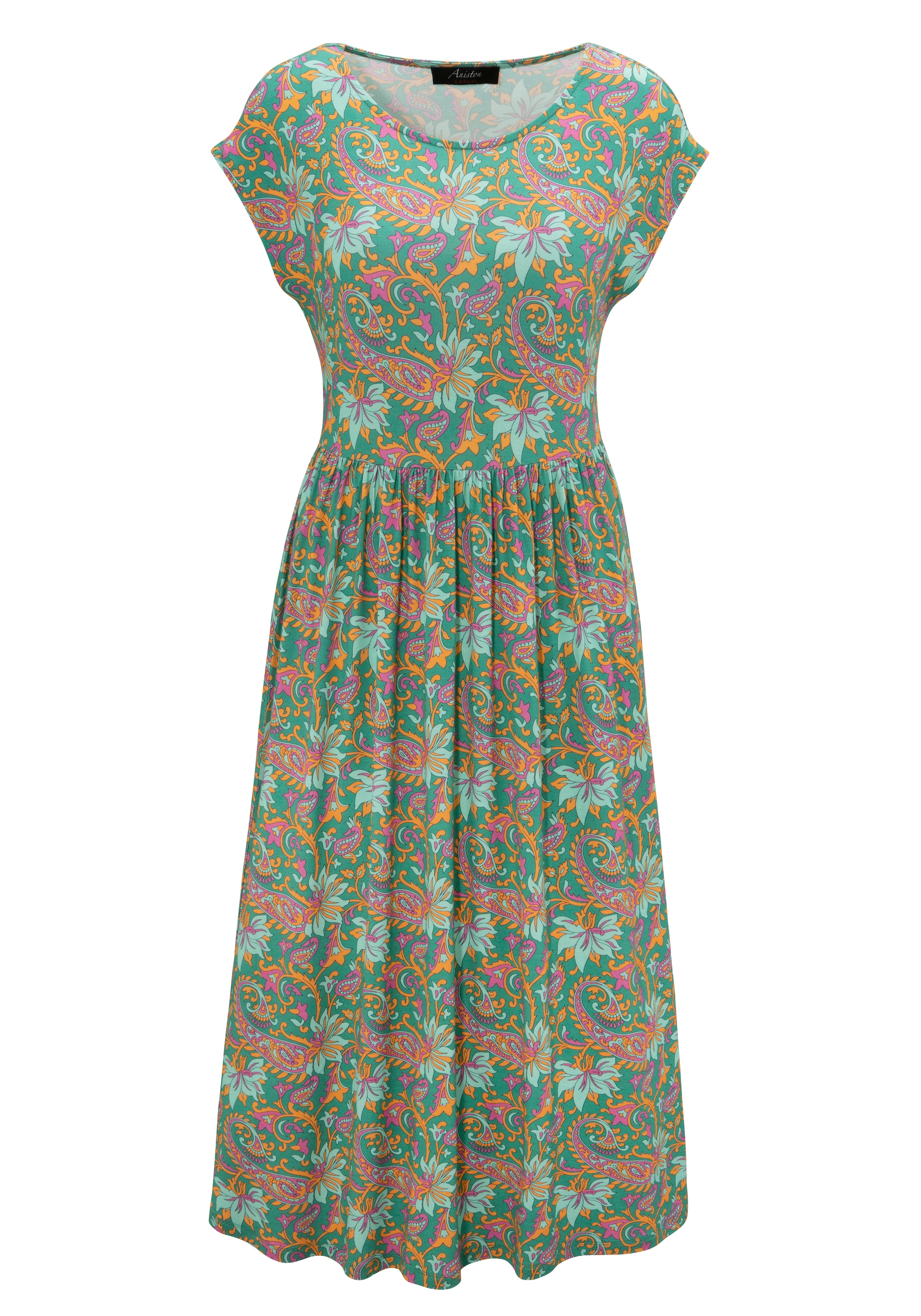 Aniston CASUAL Sommerkleid, mit extravagantem Paisley-Muster bedruckt - NEUE KOLLEKTION