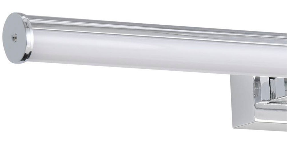 EGLO Wandleuchte »VADUMI Spiegelleuchte, Badezimmerleuchte, LED, Chrom, weiß, IP44«, 1 flammig, Leuchtmittel LED-Board | LED fest integriert, Feuchtraumleuchte, Badezimmer, Kunststoff, klassisch,m 60x5x12,5cm