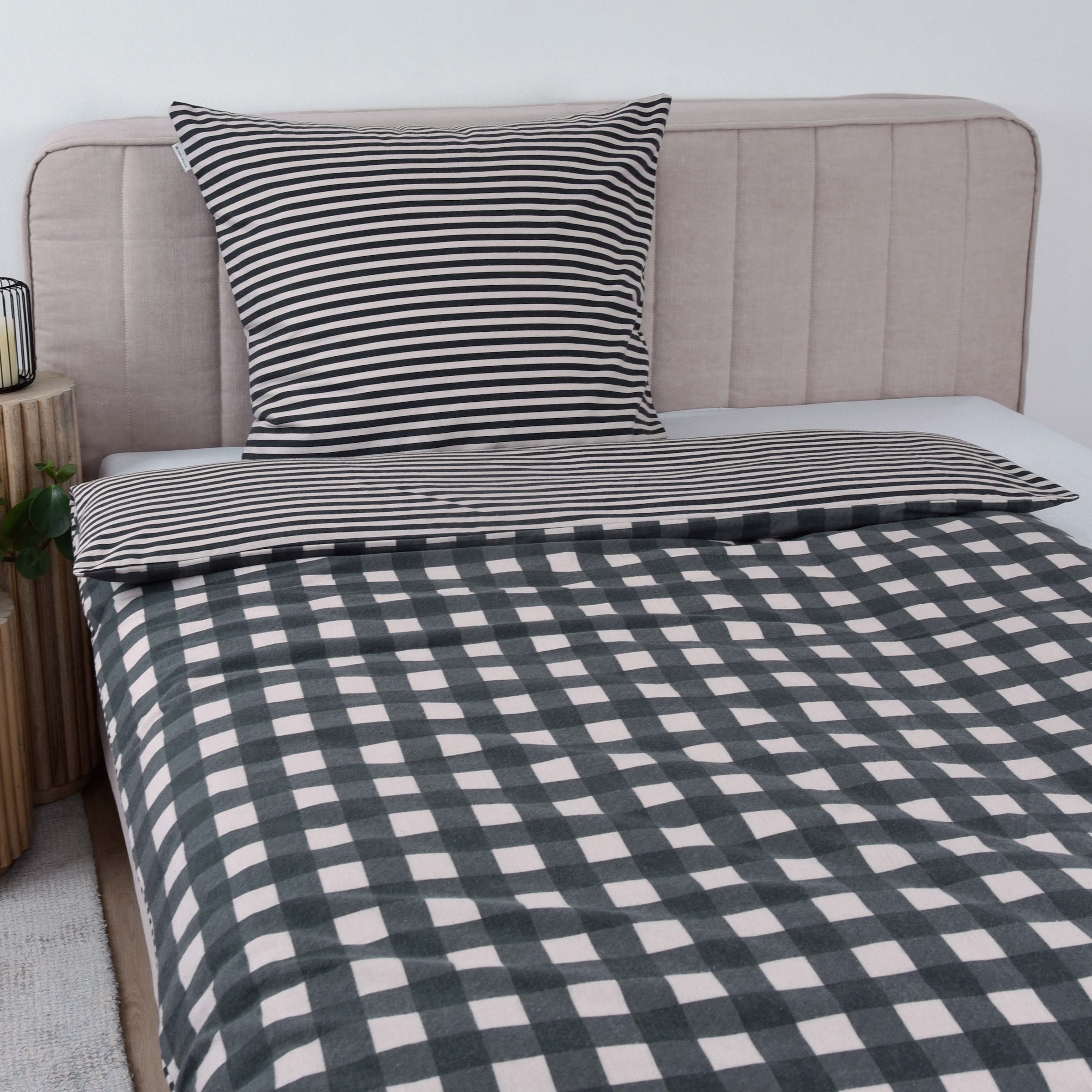 TOM TAILOR HOME Bettwäsche »CLASSIC CHECK in Gr. 135x200cm oder 155x220cm« 2 Stk. new bedroom, gewebtes Label