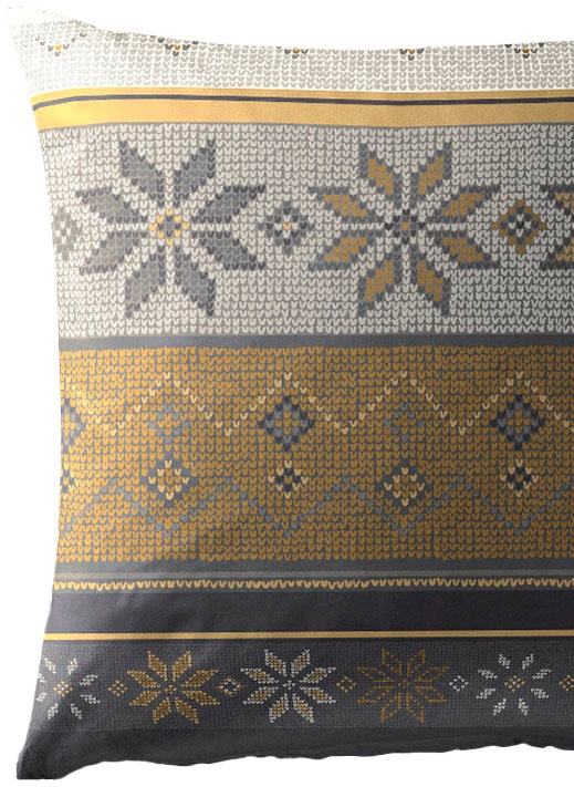 BIERBAUM Babybettwäsche »Schneeflocke in Gr. 135x200 cm, ideal für Weihnachten«, Biber kuschelig warm im Winter, Weihnachtsbettwäsche, Winter
