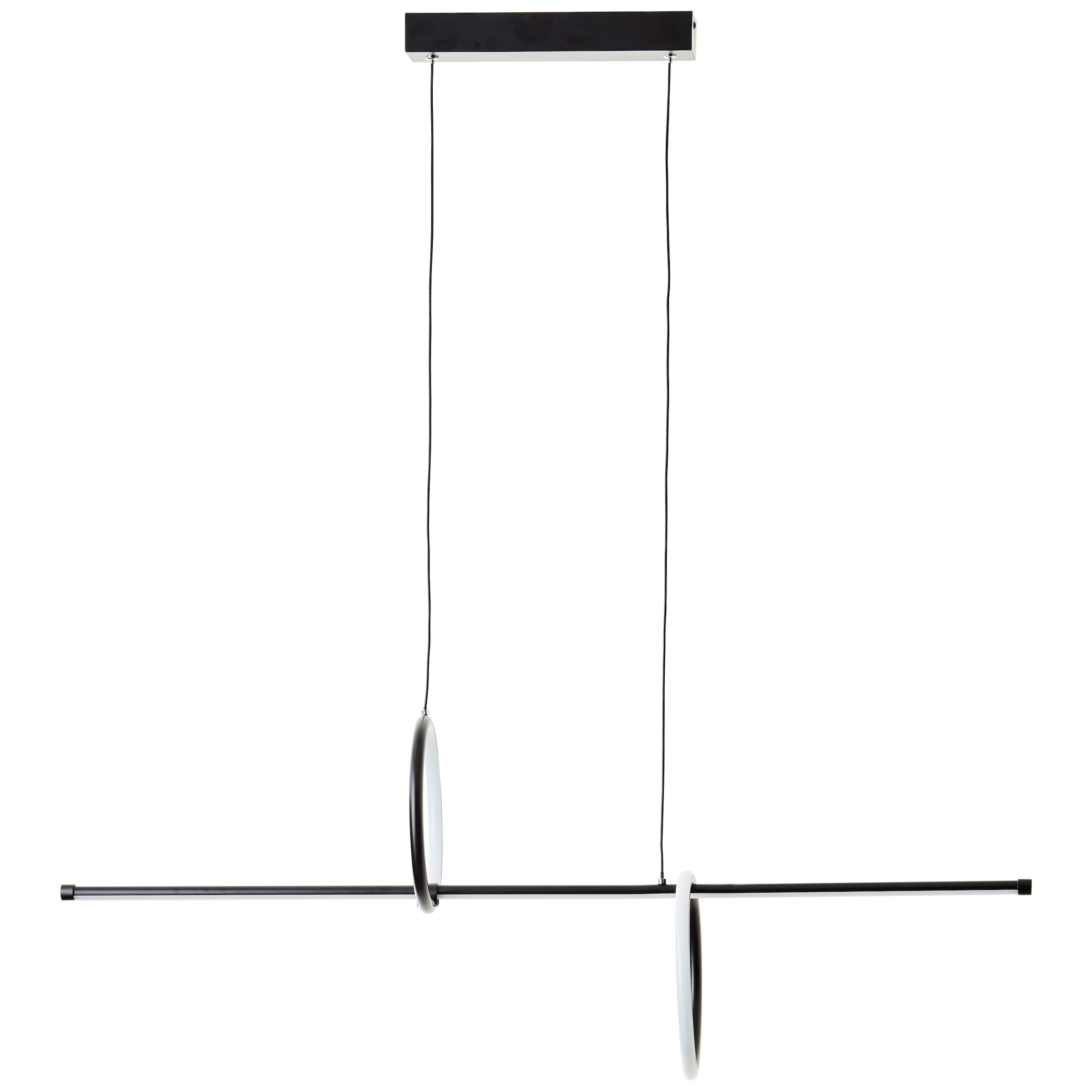 Brilliant LED Pendelleuchte »Zeus«, Höhe 150 cm, Breite 101 cm, 5200 lm, verstellbar, Aluminium, schwarz