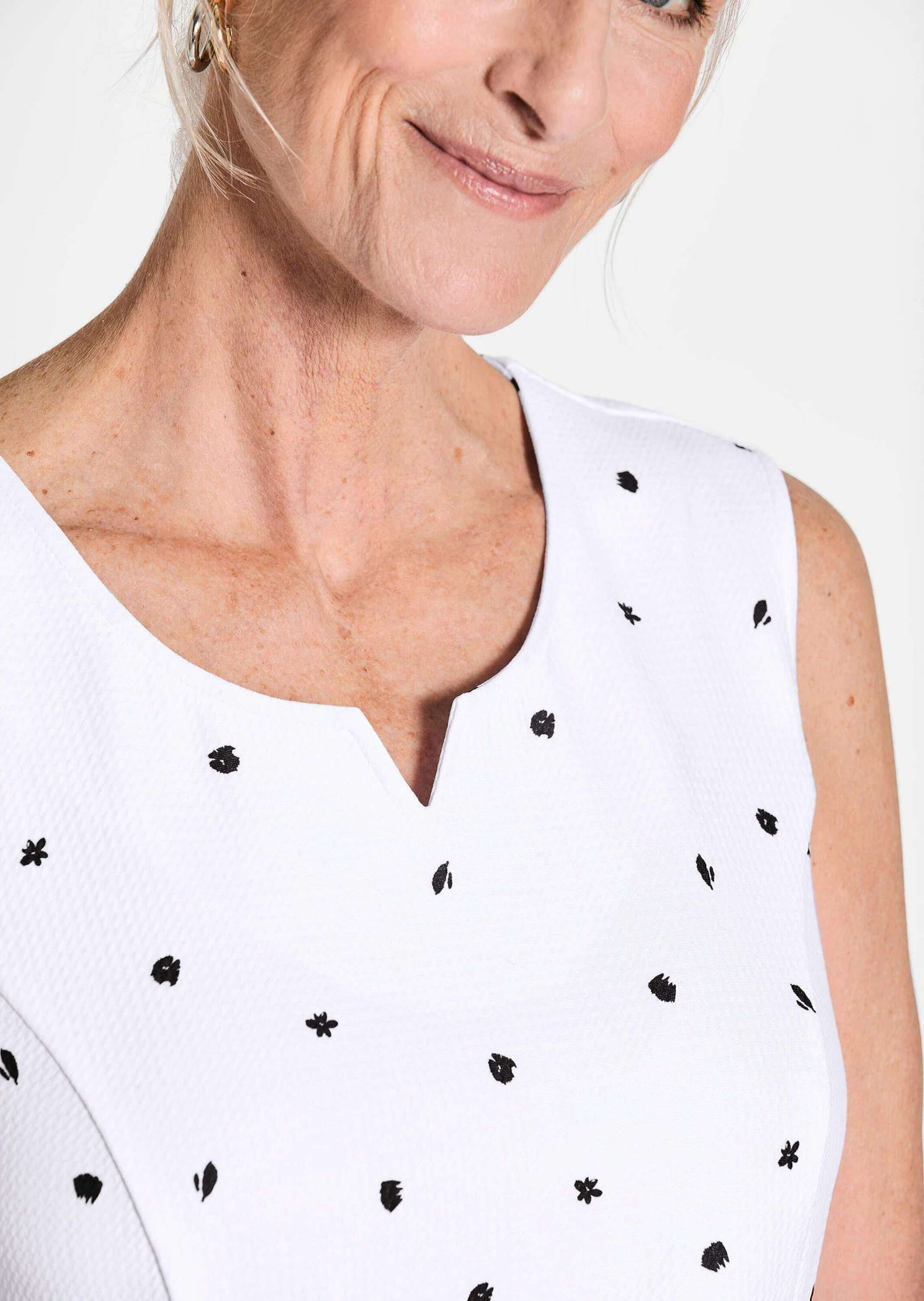 GOLDNER Abendkleid »Etuikleid mit Blumenprint, Jerseyqualität«