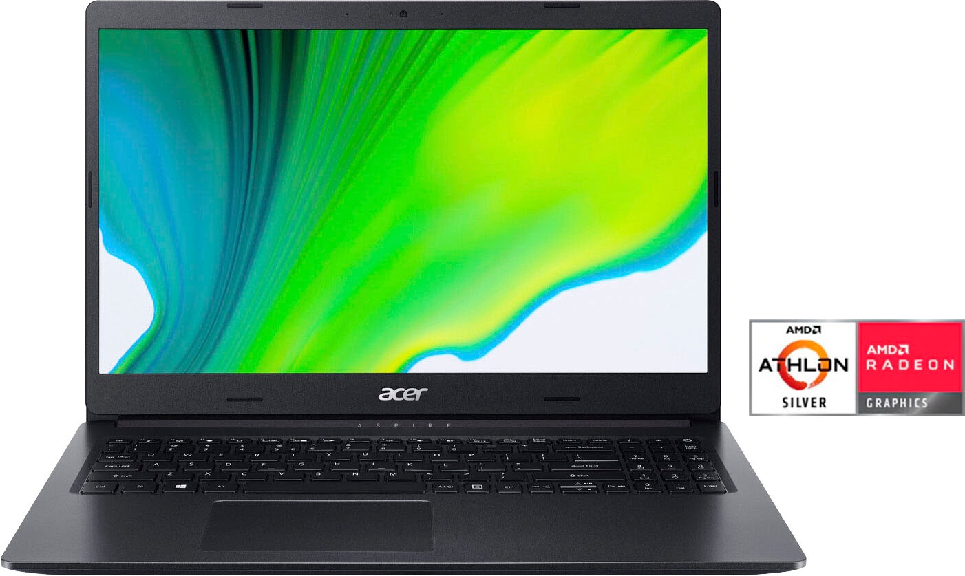 Acer Notebook »A315-23-R3RD«, (39,62 cm/15,6 Zoll), AMD, Athlon Silver, Radeon Graphics, 256 GB SSD, Kostenloses Upgrade auf Windows 11, sobald verfügbar