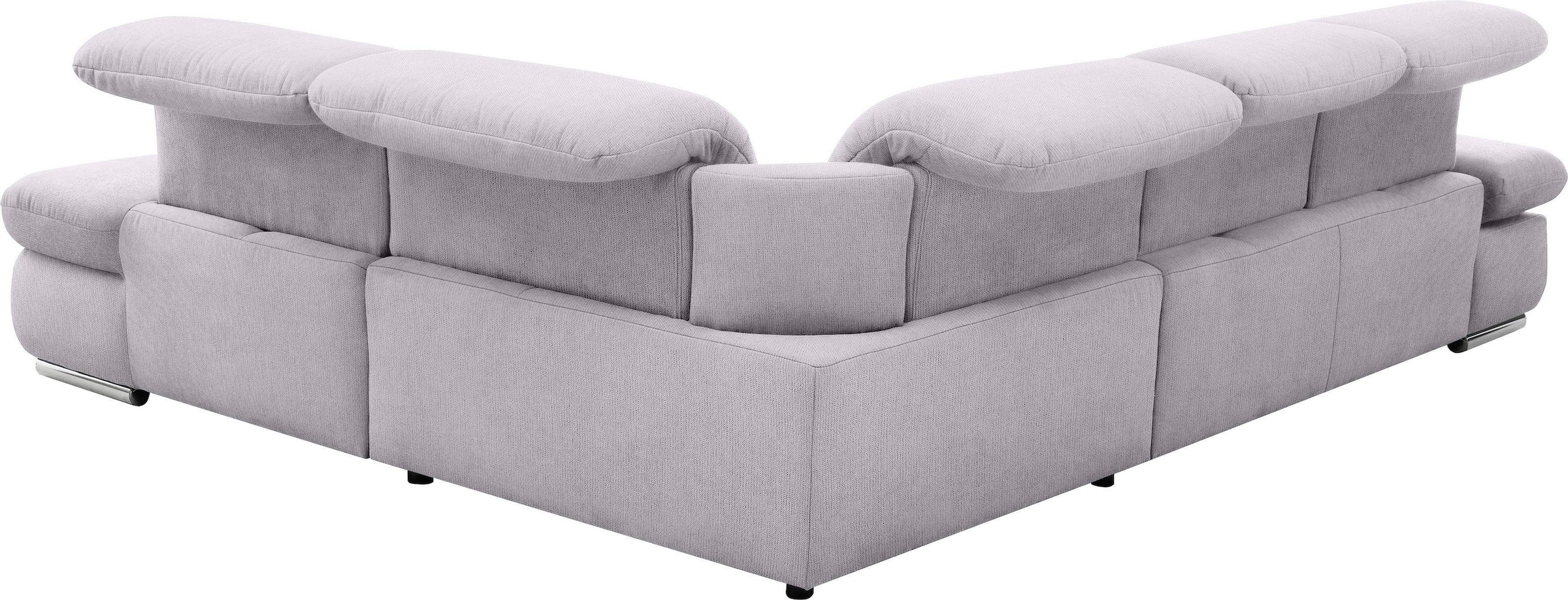 set one by Musterring Ecksofa »SO 4100 mit komfortablen Federkern und Kopfteilverstellung,« wahlweise mit Bettfunktion und Sitztiefenverstellung, L-Form