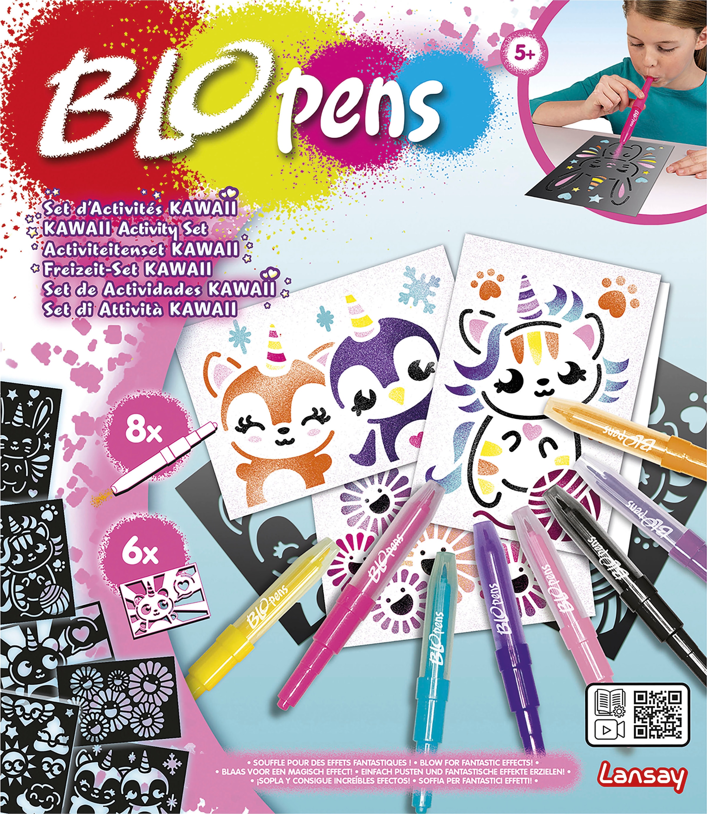 Blopens Kreativset »Sprühstifteset Kawaii«