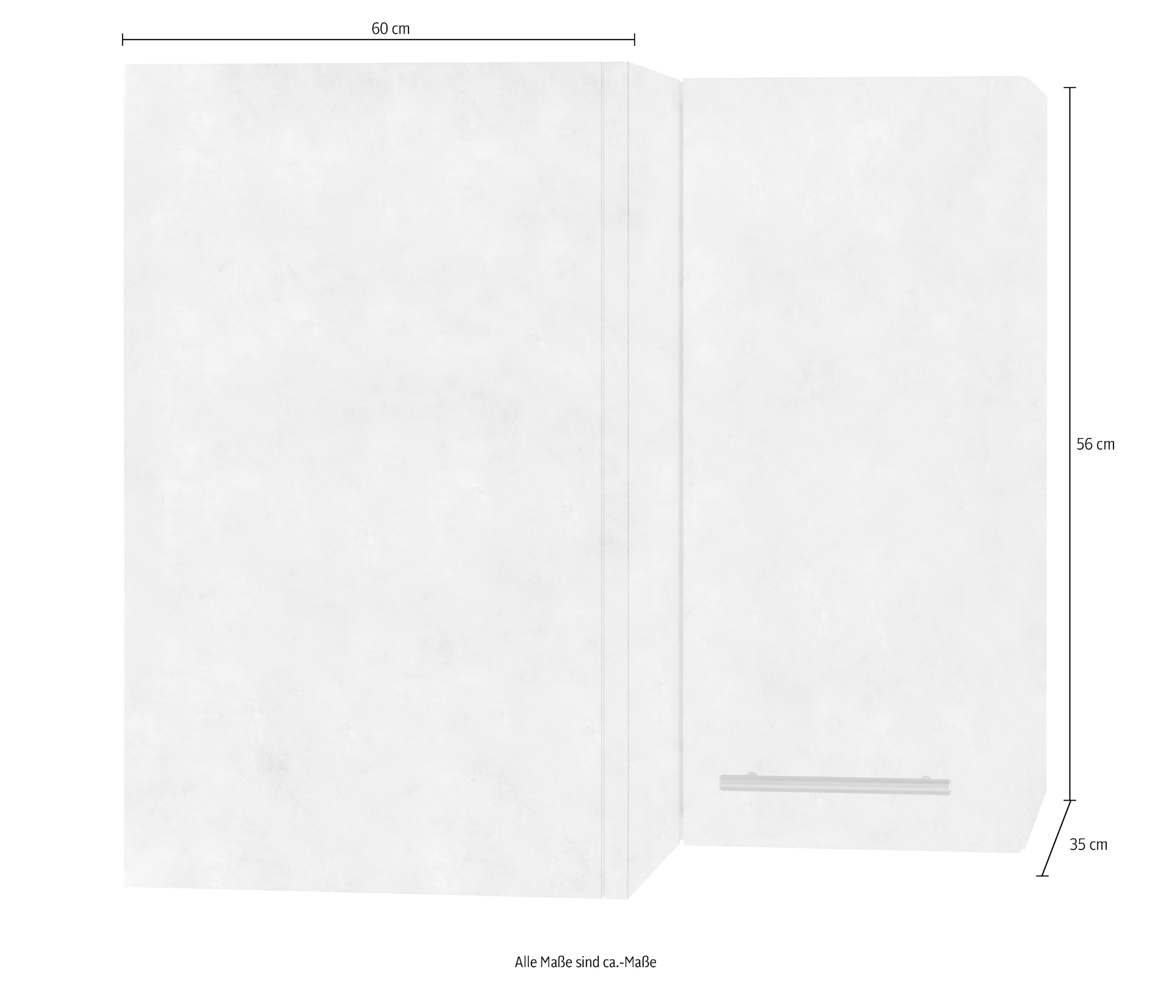 wiho Küchen Eckhängeschrank »Flexi2«