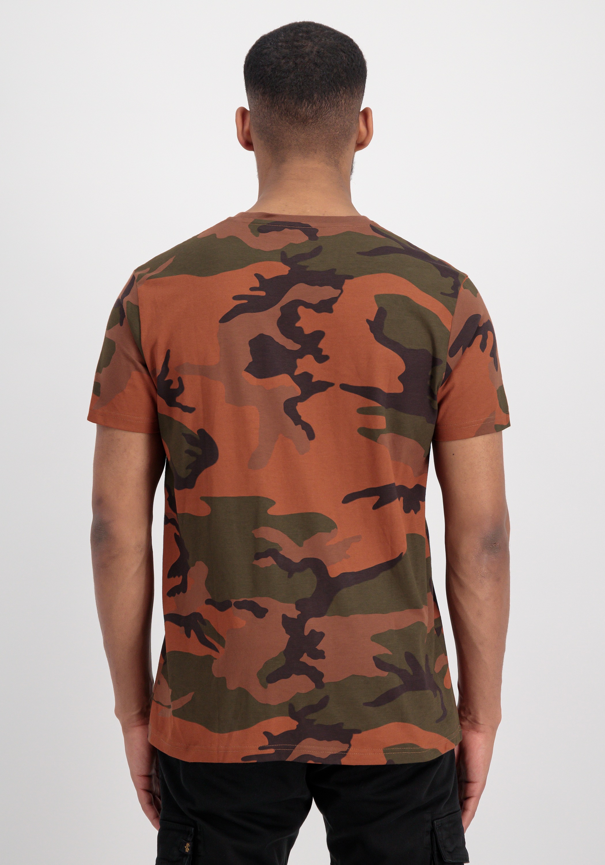 Alpha Industries T-Shirt »Alpha Industries Men - T-Shirts Basic T Small Logo Camo«
