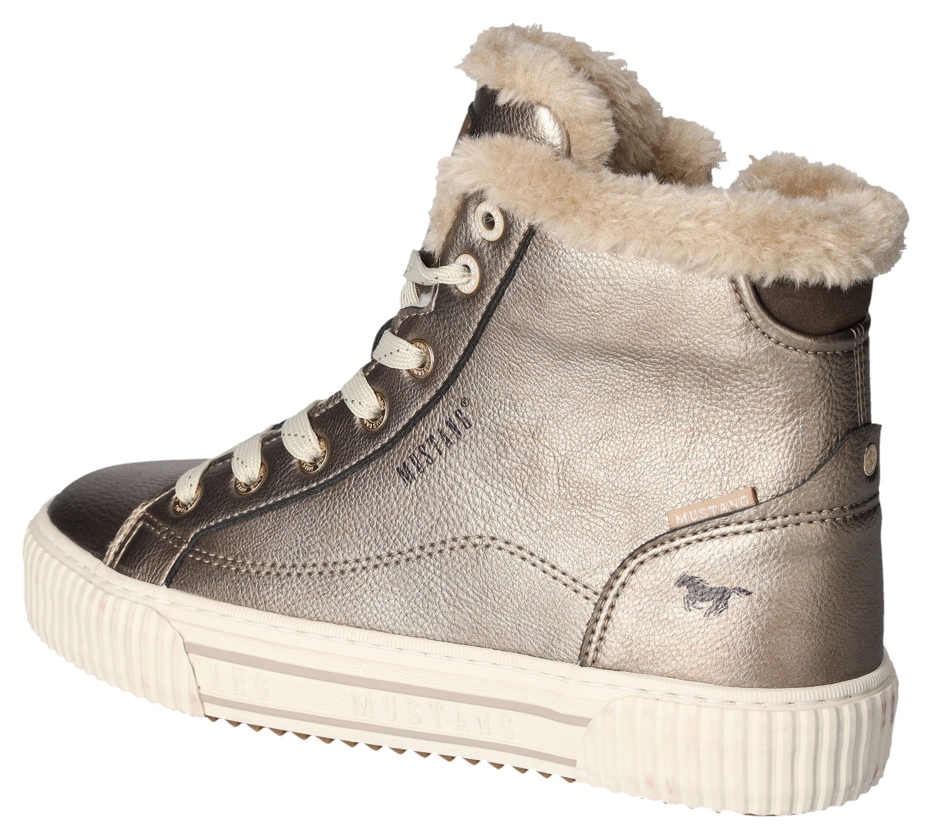 Mustang Shoes Winterboots, Schnürboots, High top Sneaker mit Innenreißverschluss