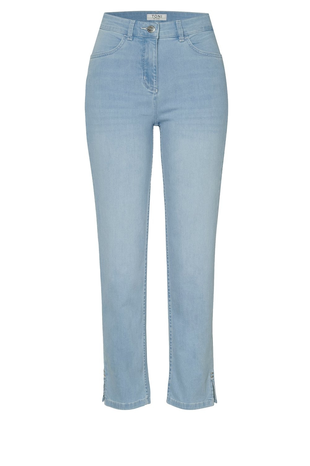 TONI 7/8-Jeans, geschlitzt, mit Stretch