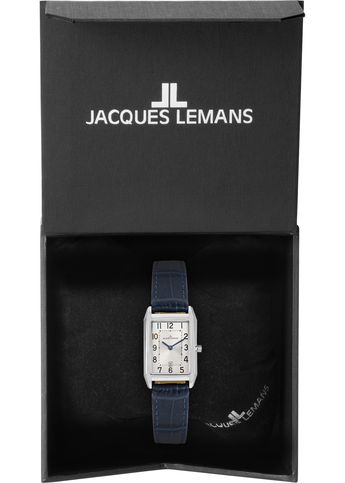 Jacques Lemans Quarzuhr »Torino« Armbanduhr, Damenuhr, Lederarmband, analog, Tag