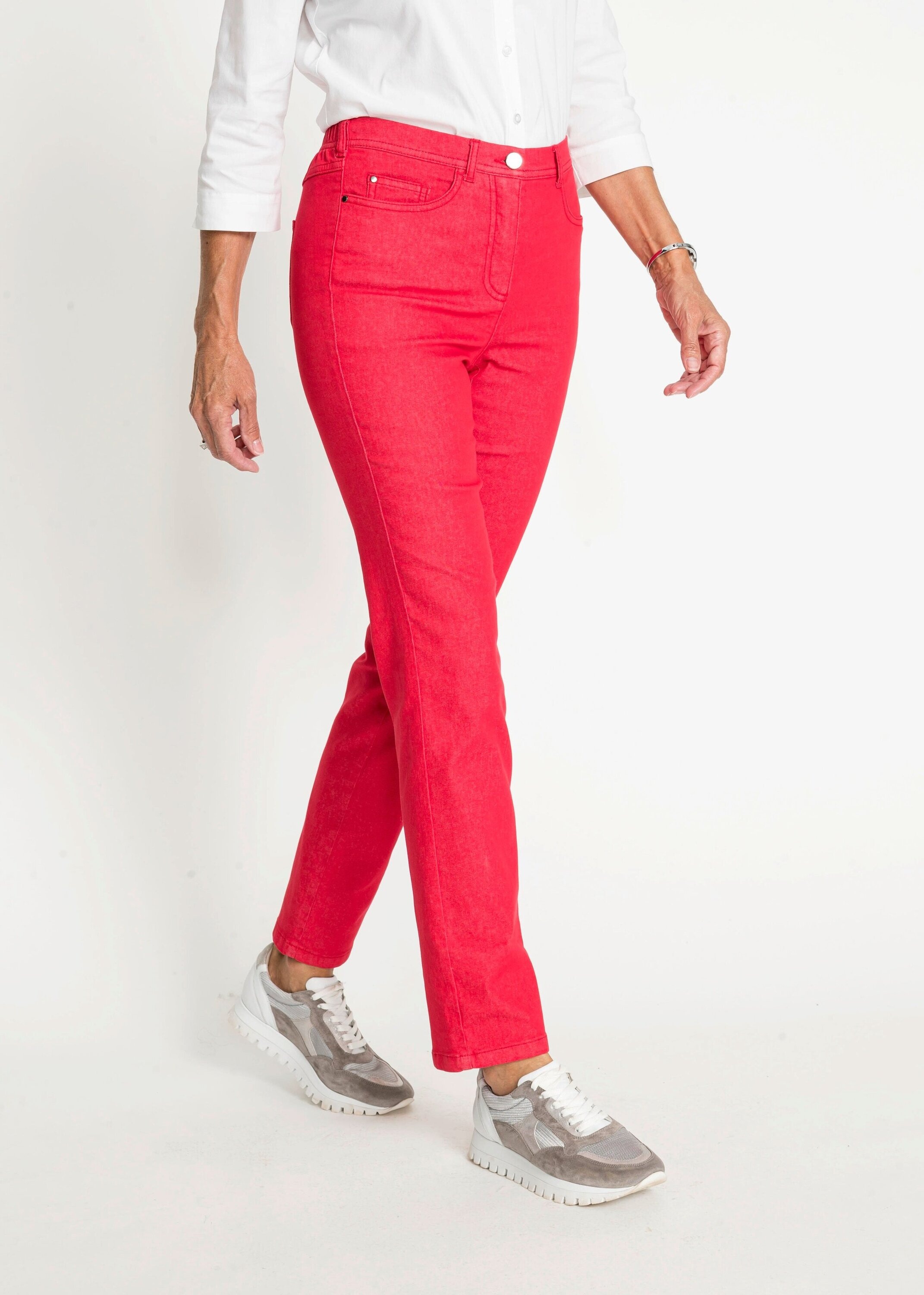 GOLDNER Regular-fit-Jeans »Damen Jeans Slim Fit LOUISA mit Stretch-Anteil«