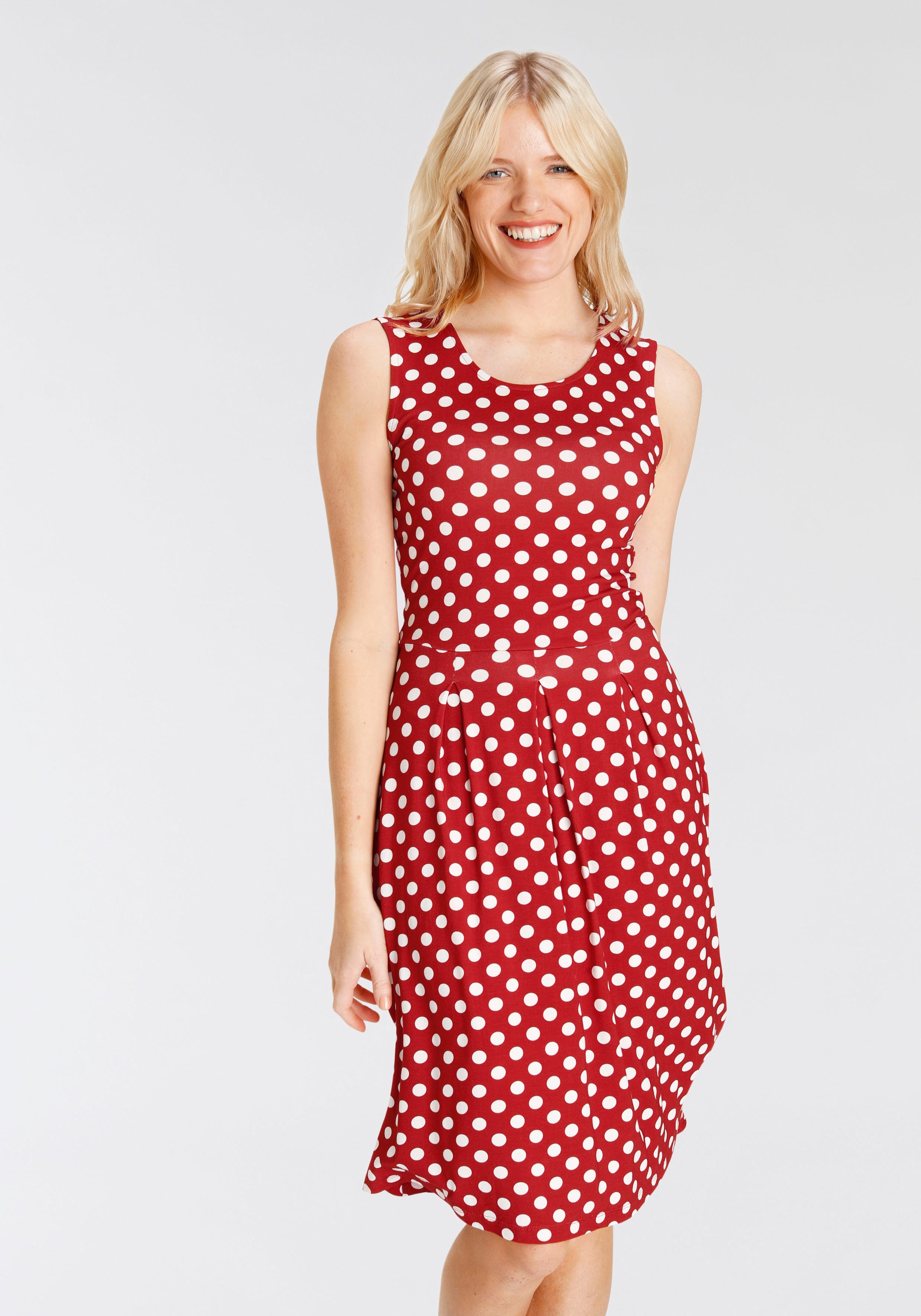 Boysen's Jerseykleid, mit süßem Tupfen-Print NEUE KOLLEKTION kaufen