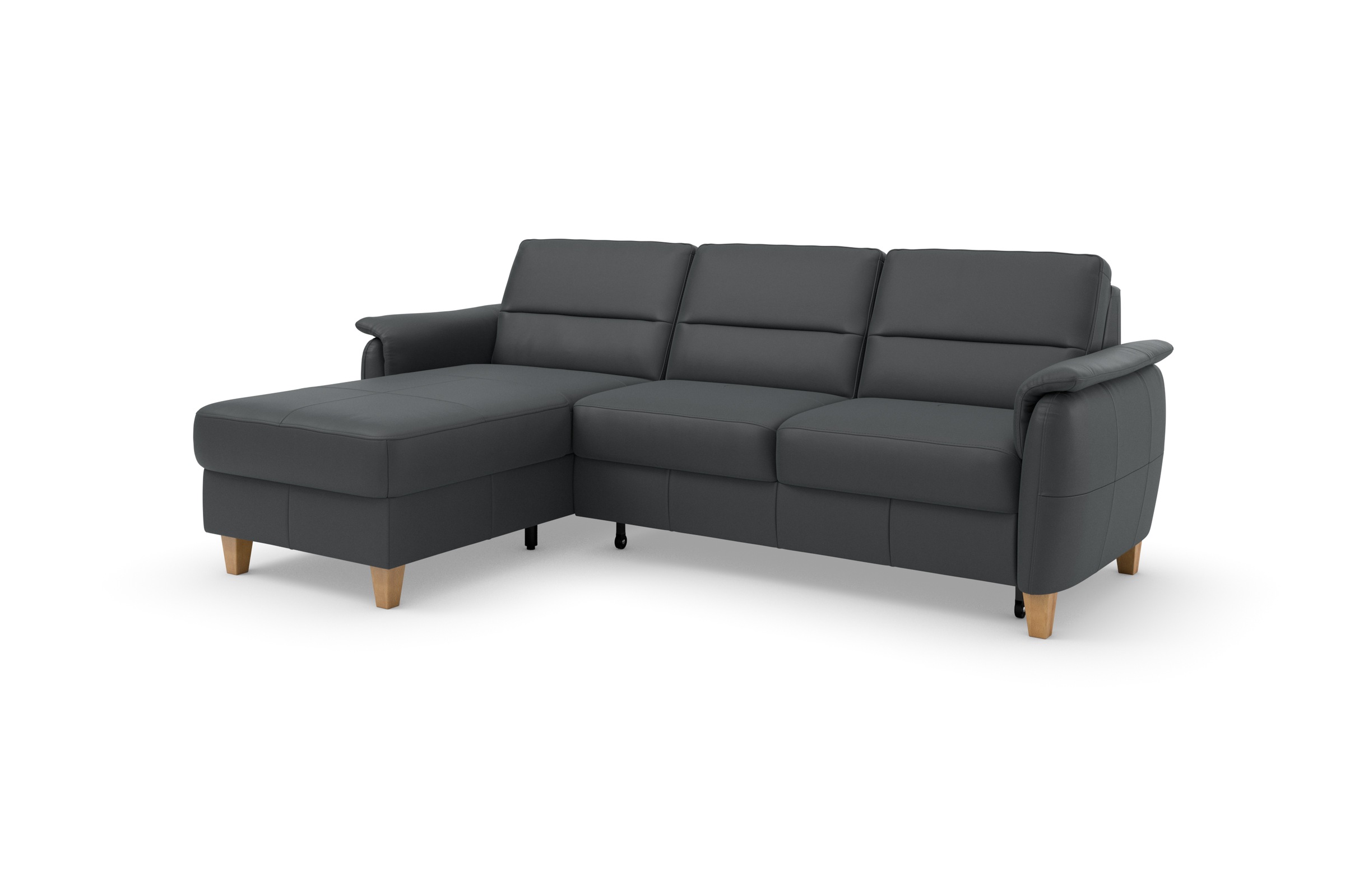 Home affaire Ecksofa »Palmera L-Form«, Federkern, wahlweise mit Bettfunktion und mit/ohne Bettkasten